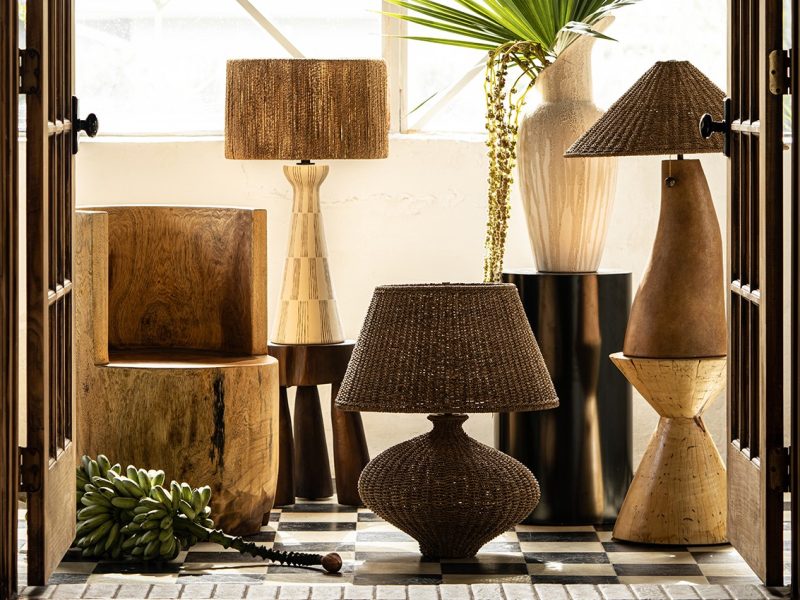 Đèn bàn Folk and Flora: Tiếng vọng từ nghệ thuật dân gian