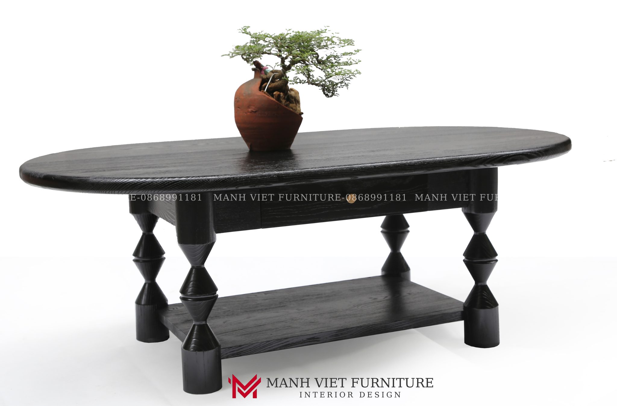 Topia Oval Coffee Table