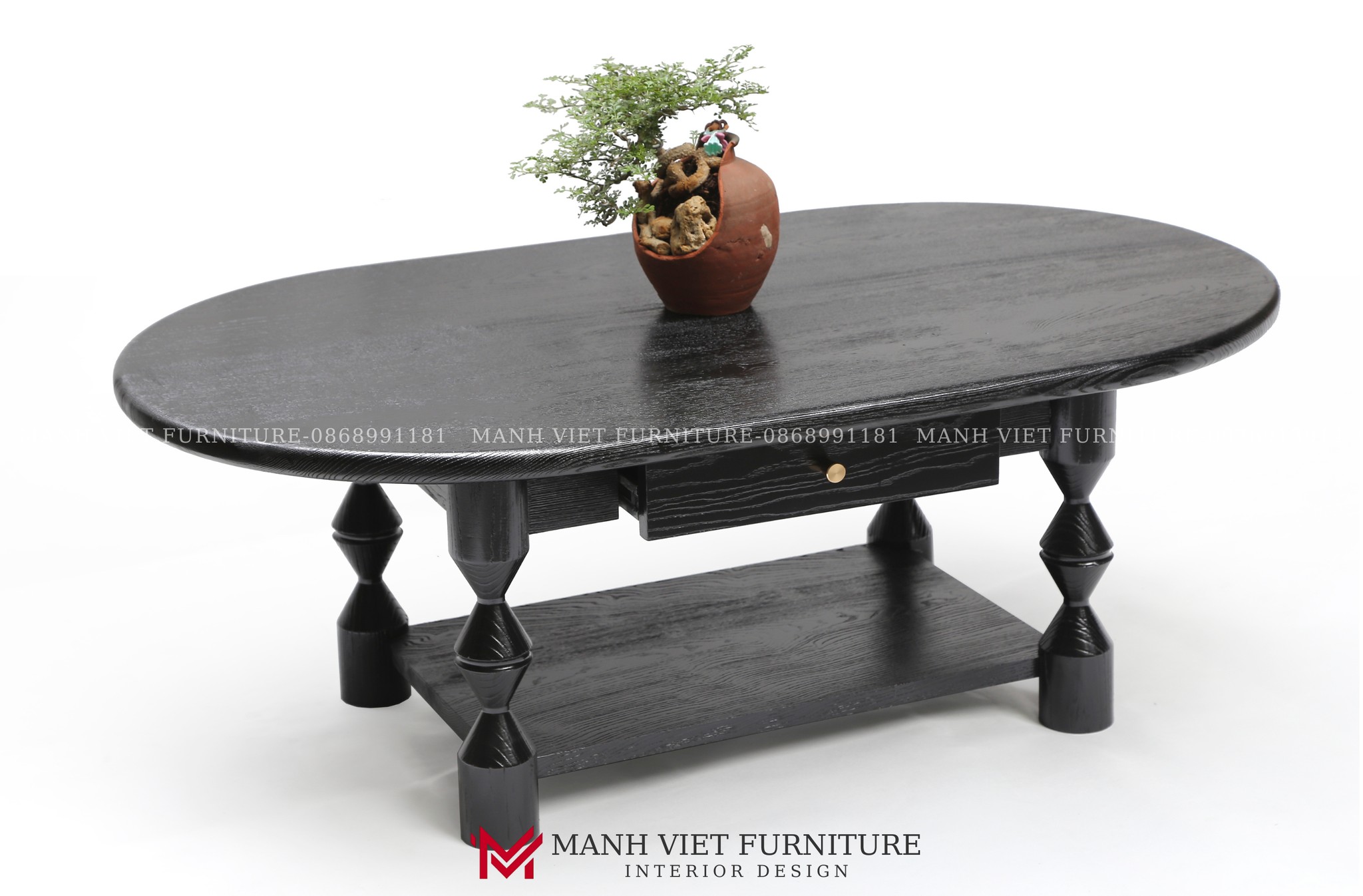 Topia Oval Coffee Table
