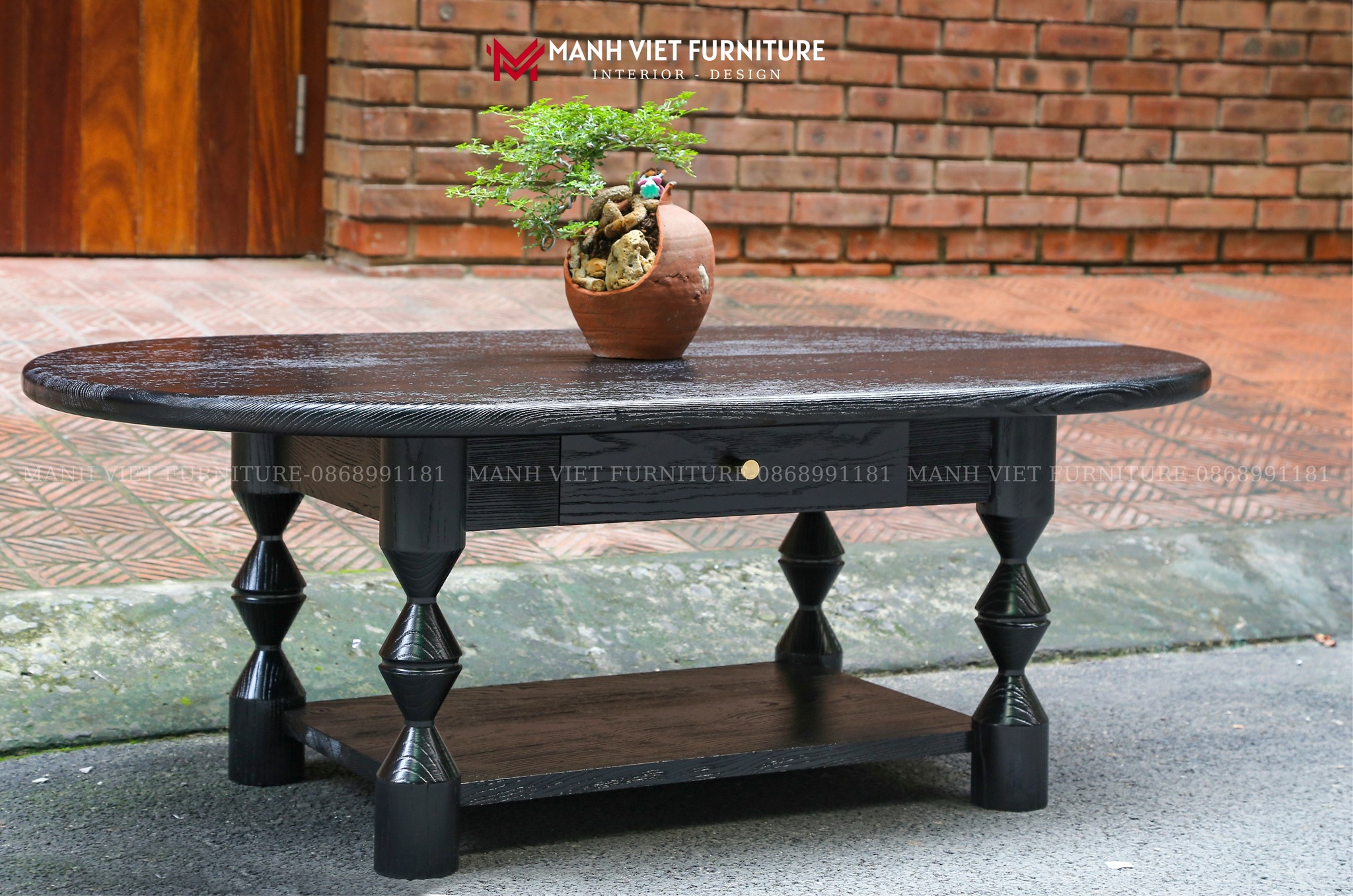 Topia Oval Coffee Table