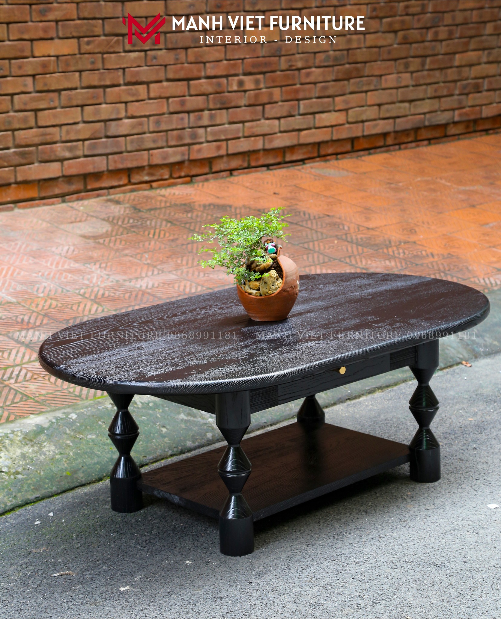 Topia Oval Coffee Table