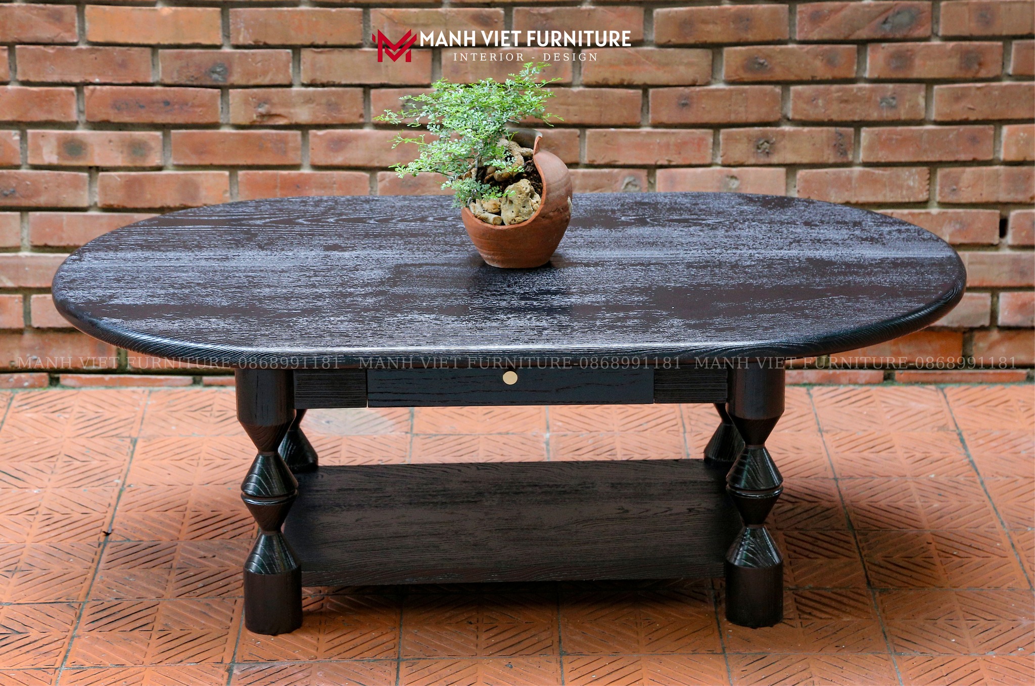 Topia Oval Coffee Table