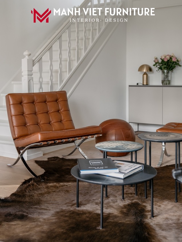 Barcelona Chair & Ottoman Set