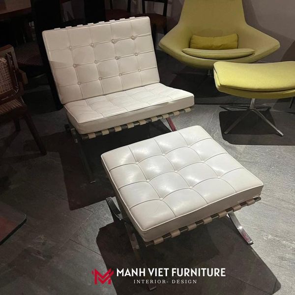 Barcelona Chair & Ottoman Set