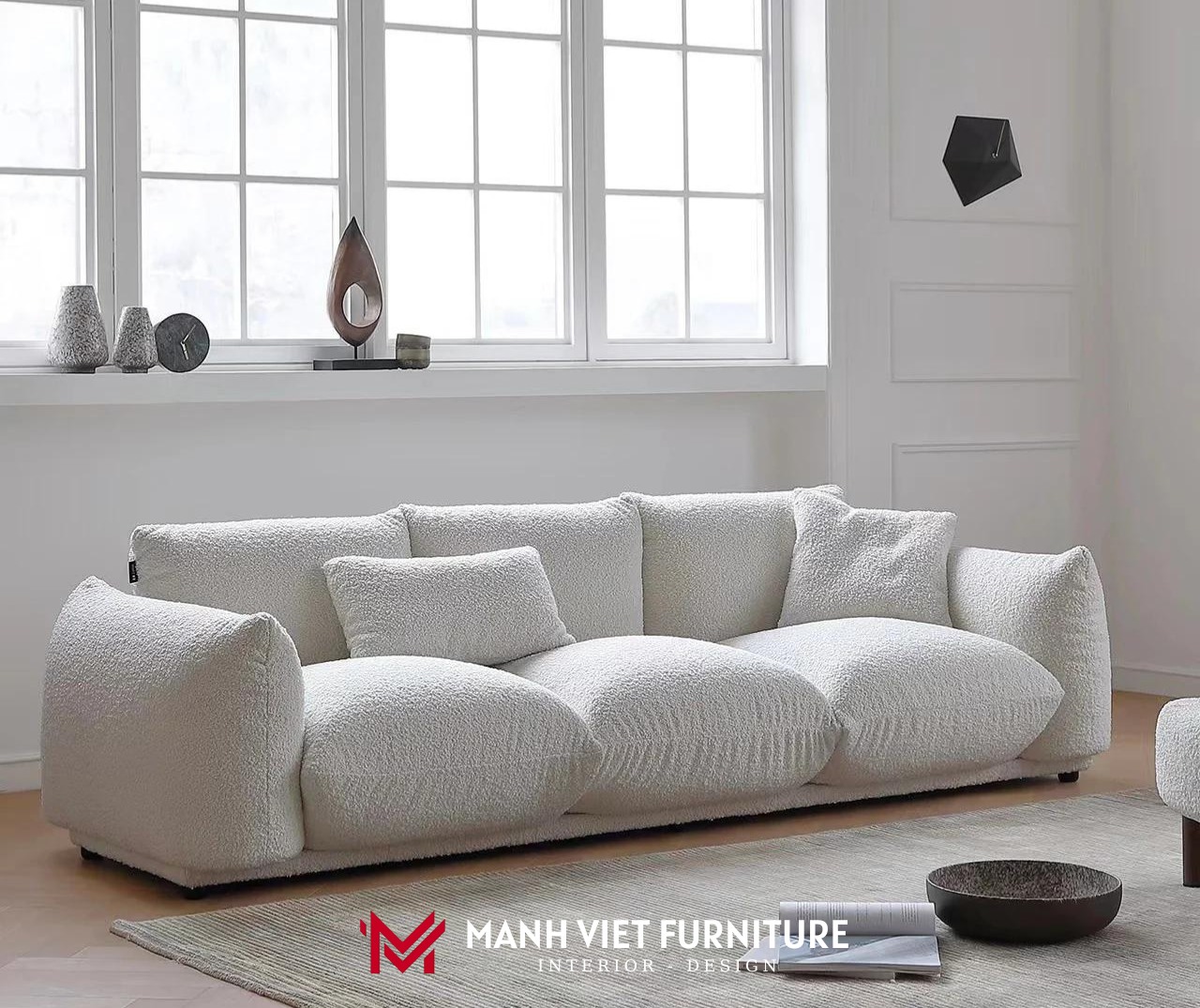 Chloe Boucle Cloud Sofa