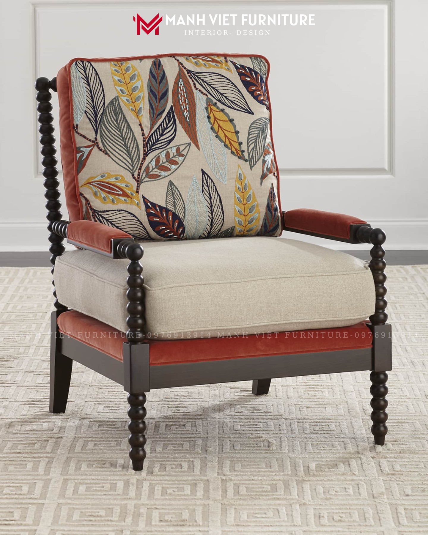 Fern Spindle Armchair