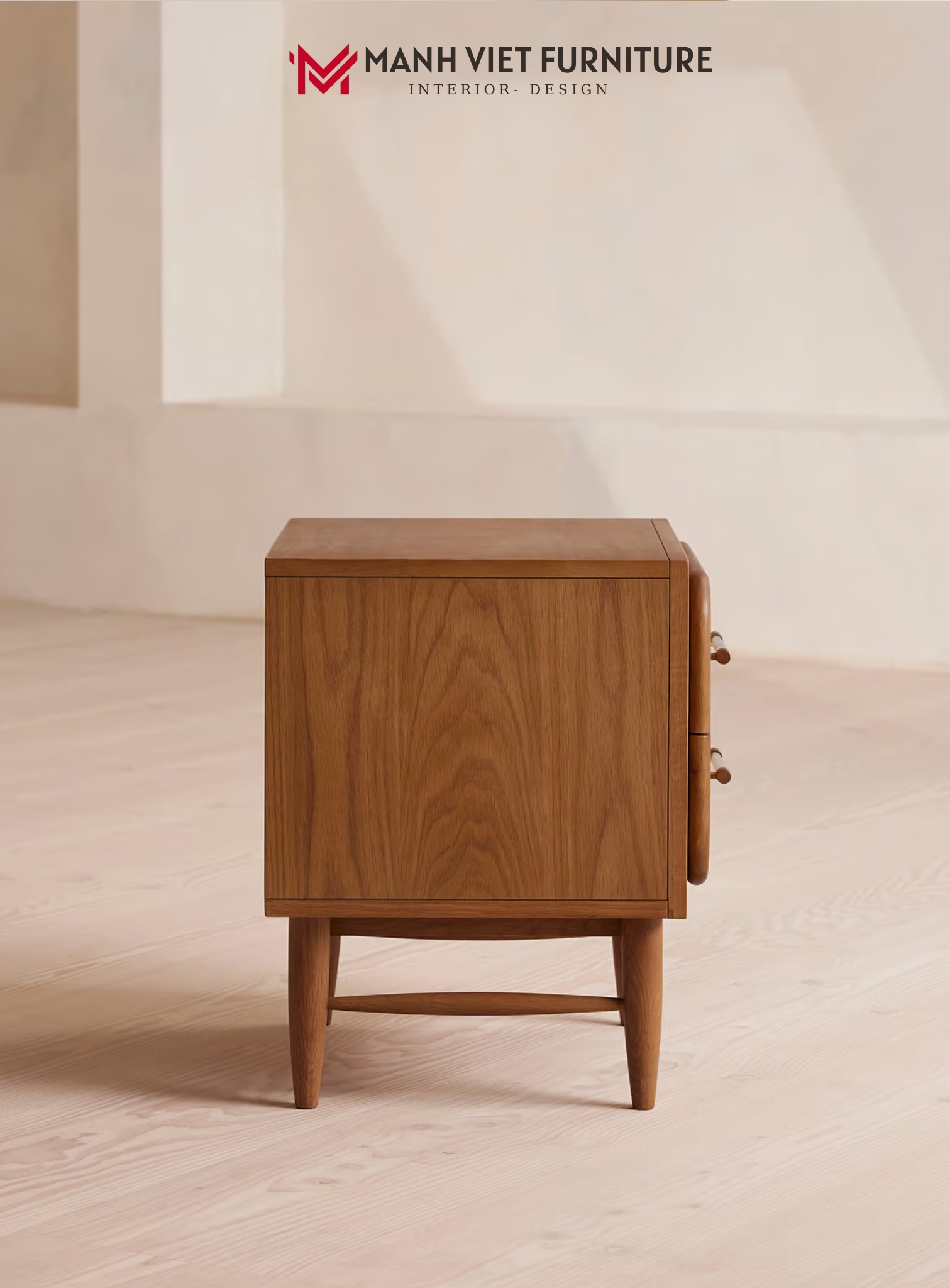 Oak Bedside Table