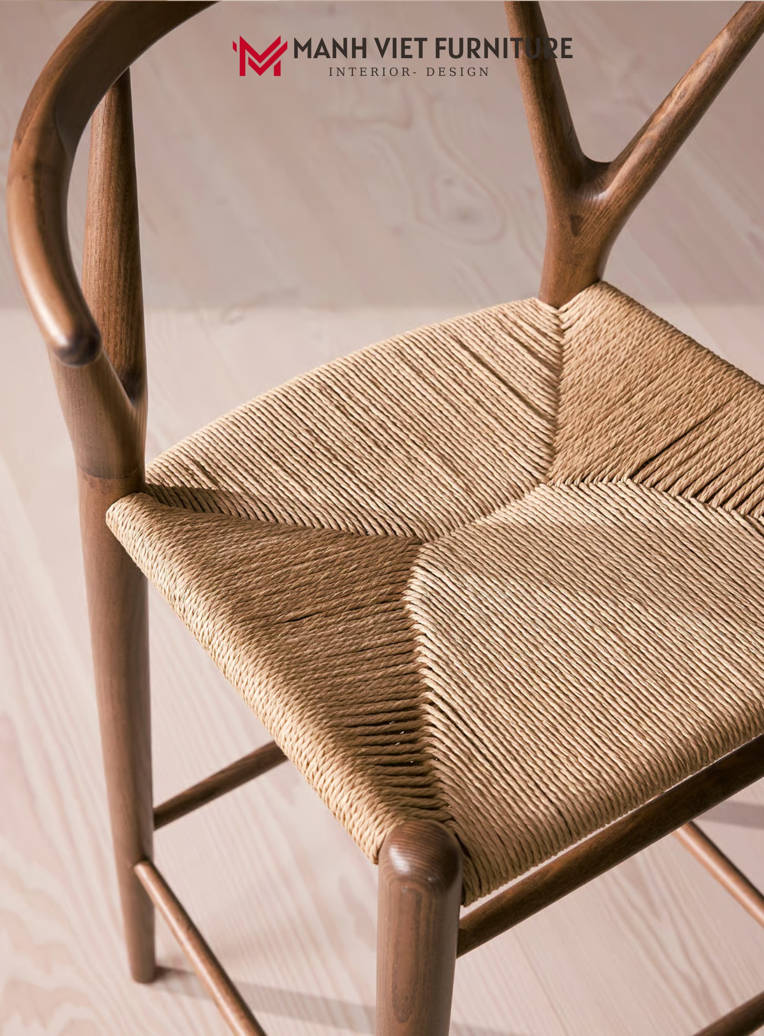Wishbone Bar Stool