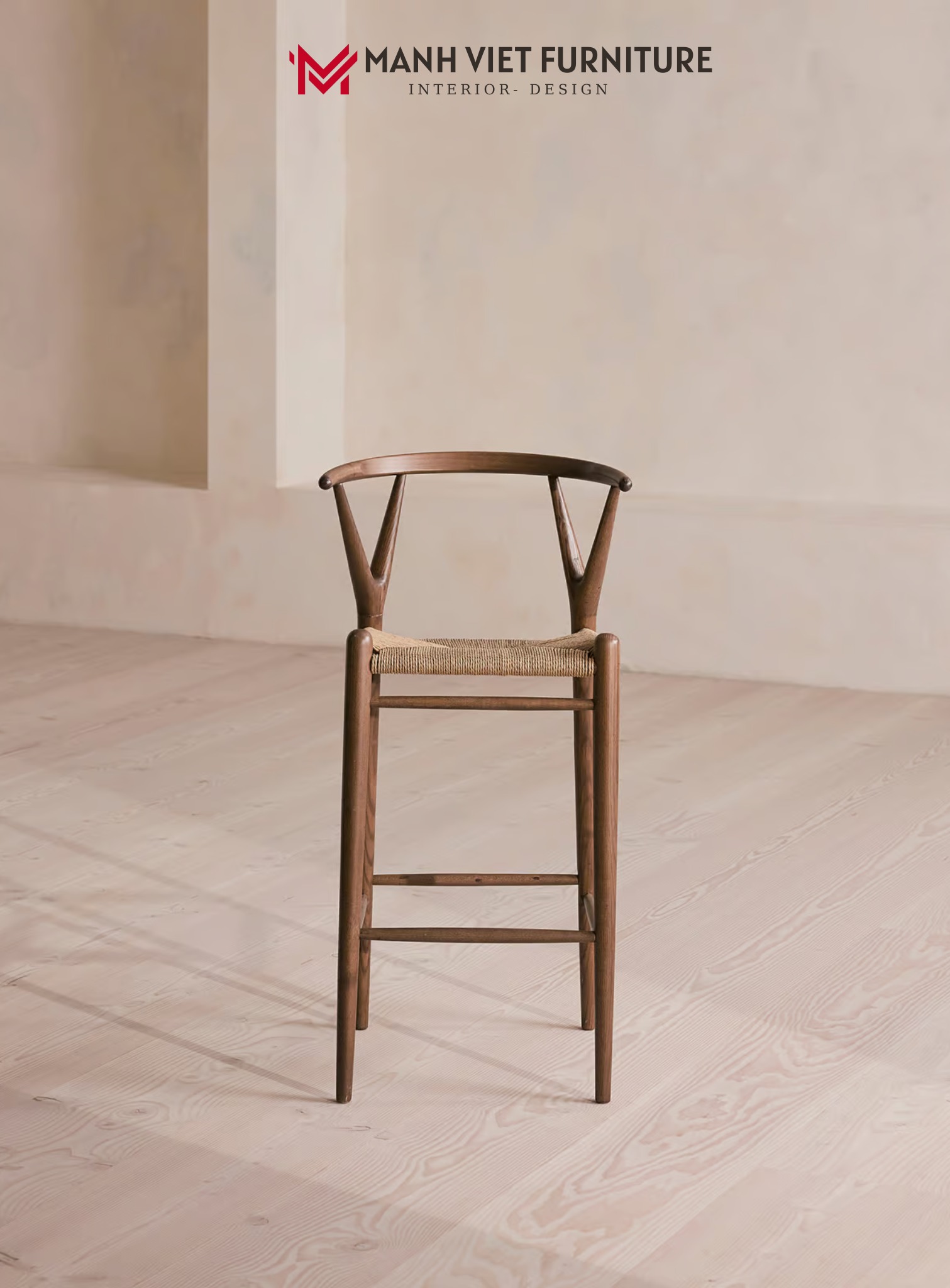 Wishbone Bar Stool