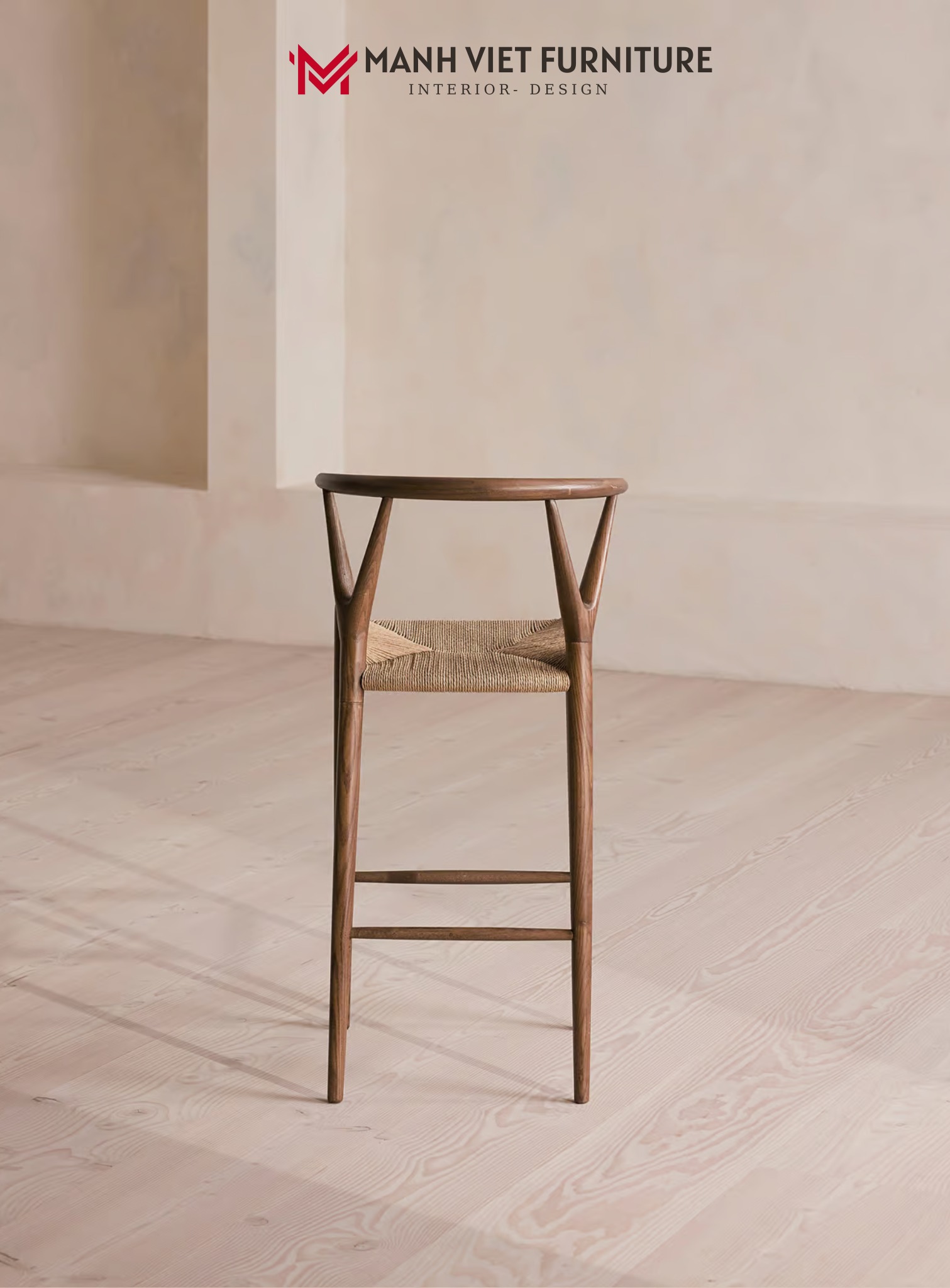 Wishbone Bar Stool