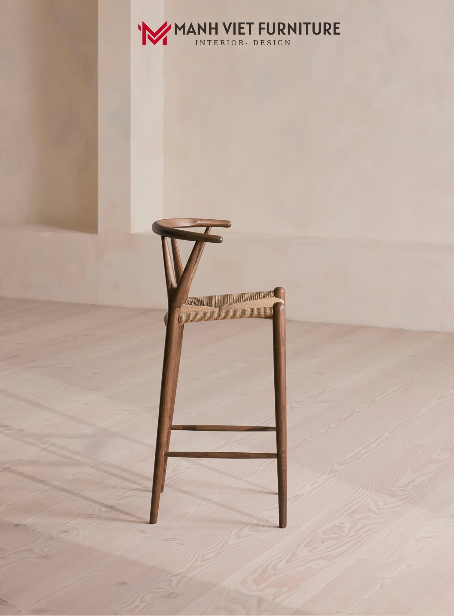 Wishbone Bar Stool