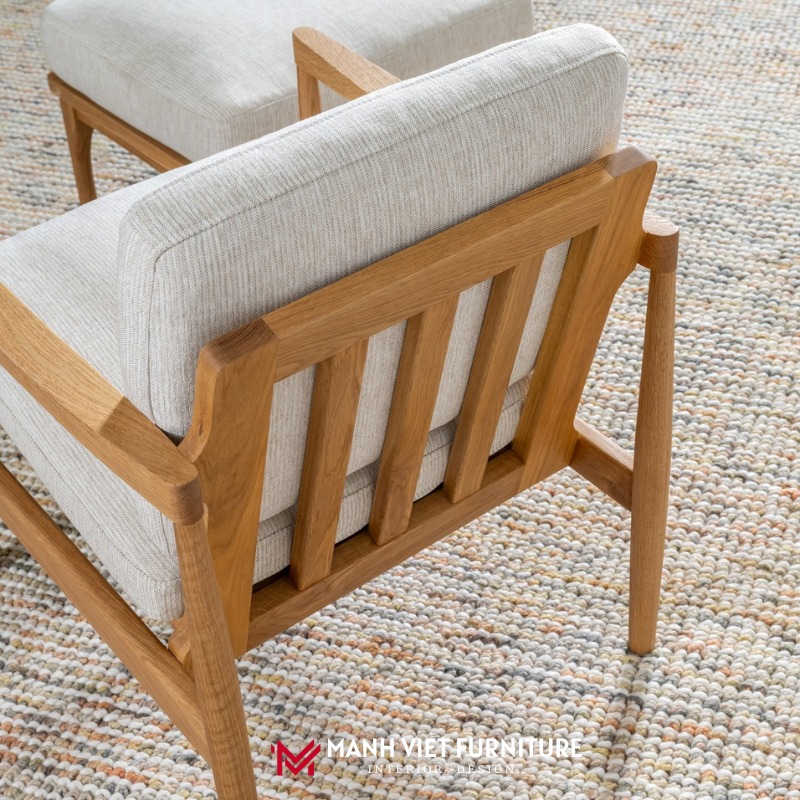 Den Armchair & Foot Stool