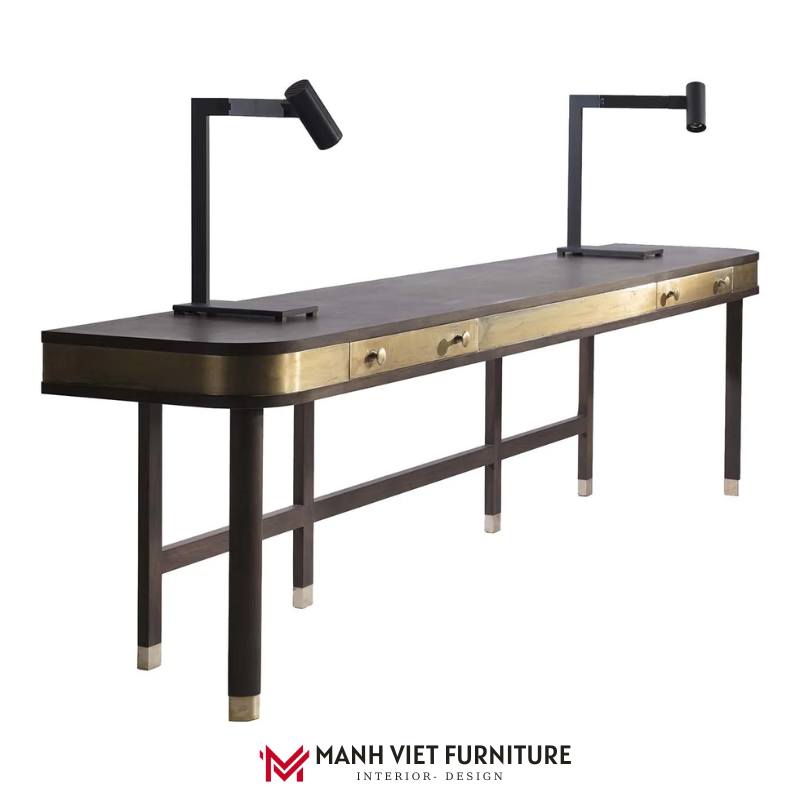 The long side table console