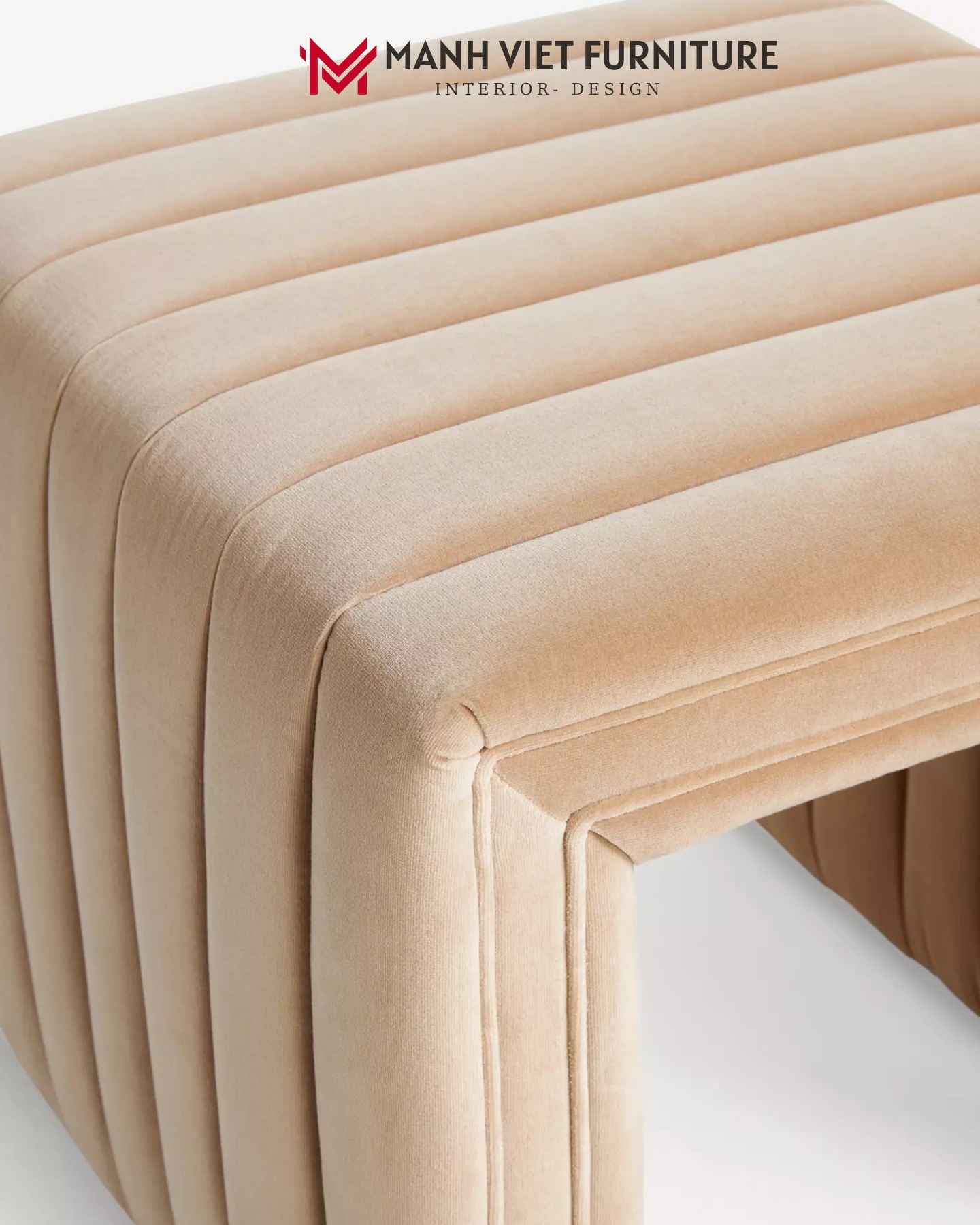 Alexander Velvet Ottoman