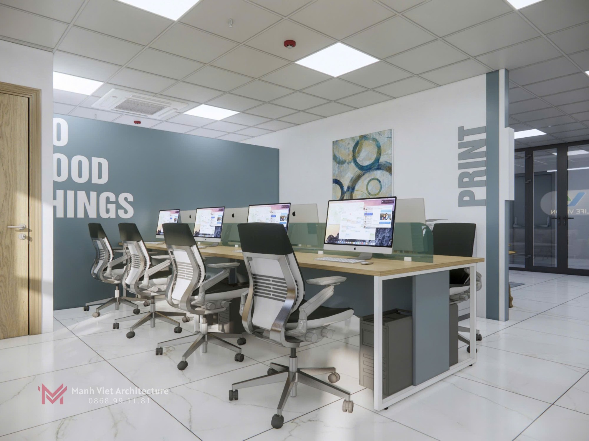 Dự án: Văn phòng làm việc Life Vision