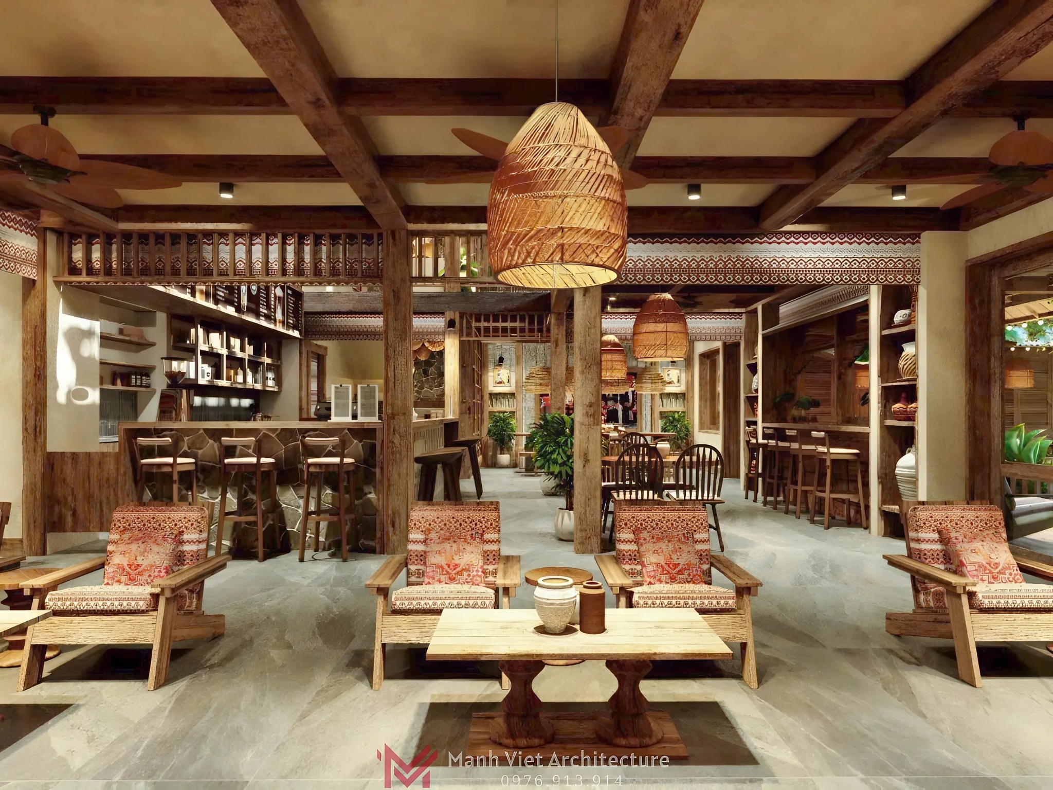 Dự án: Cung cấp và lắp đặt nội thất quán cafe