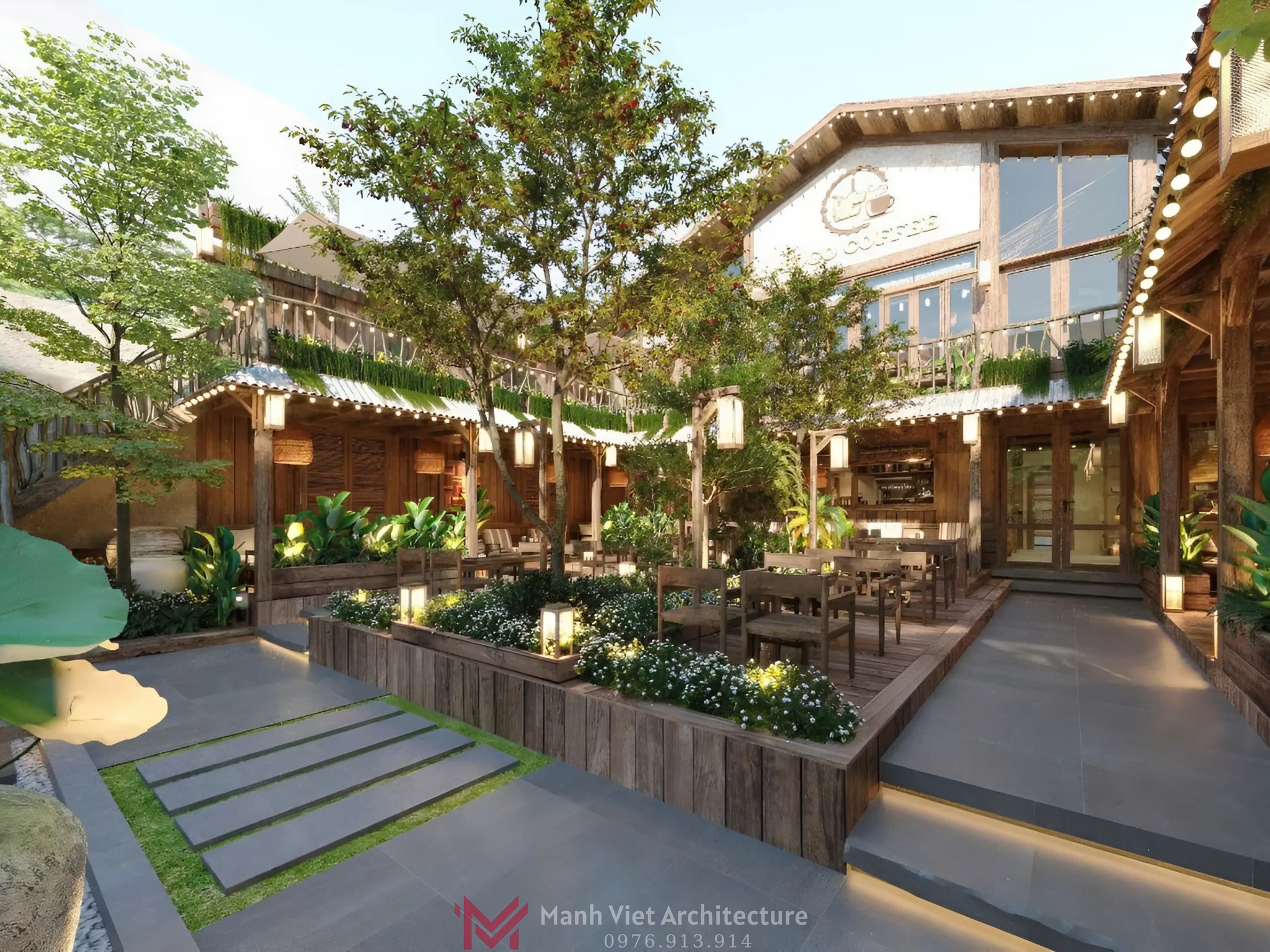 Dự án: Cung cấp và lắp đặt nội thất quán cafe