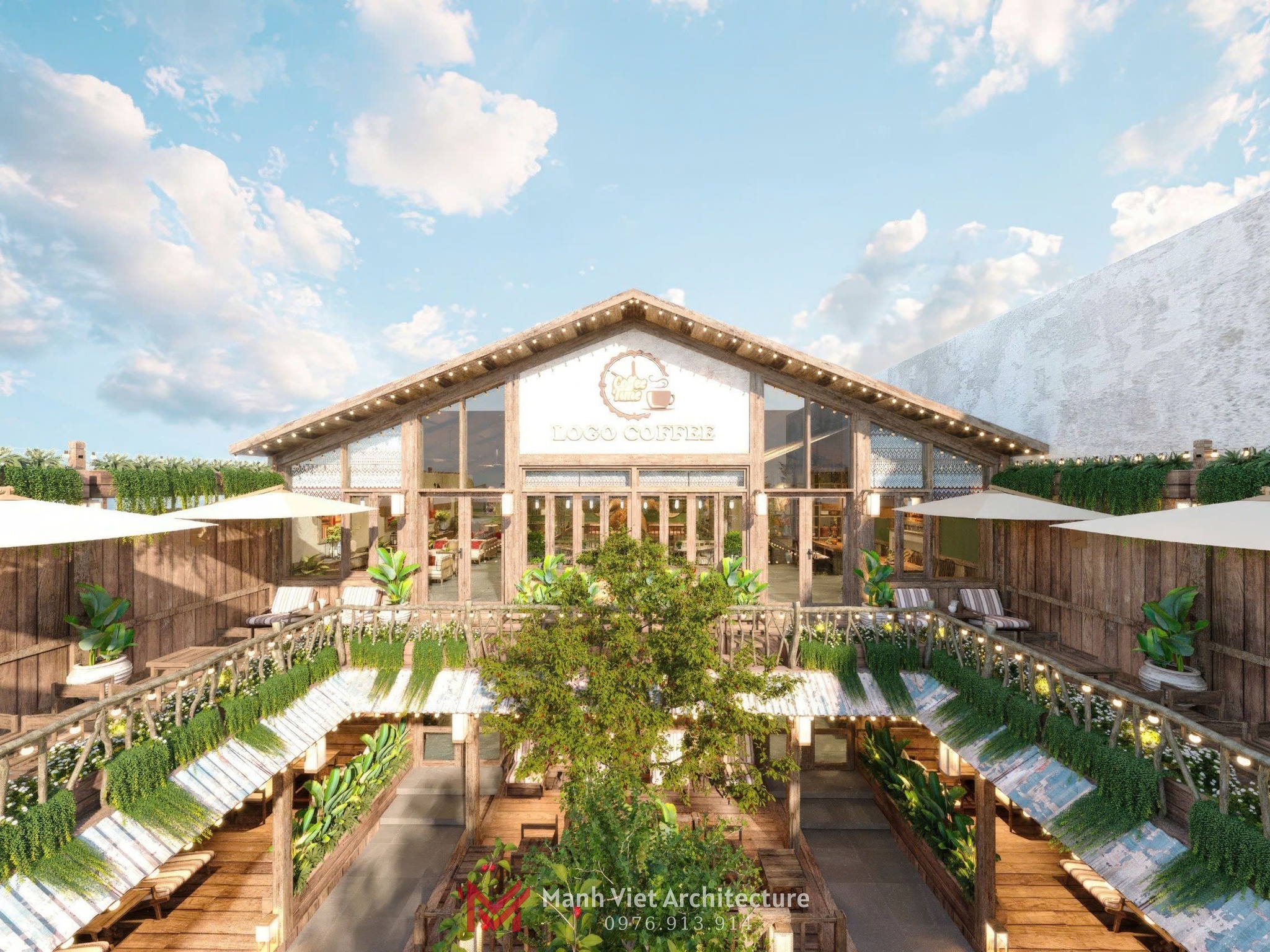 Dự án: Cung cấp và lắp đặt nội thất quán cafe