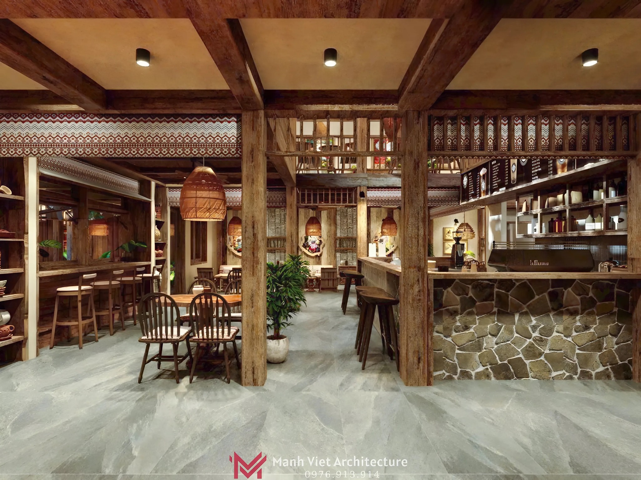 Dự án: Cung cấp và lắp đặt nội thất quán cafe