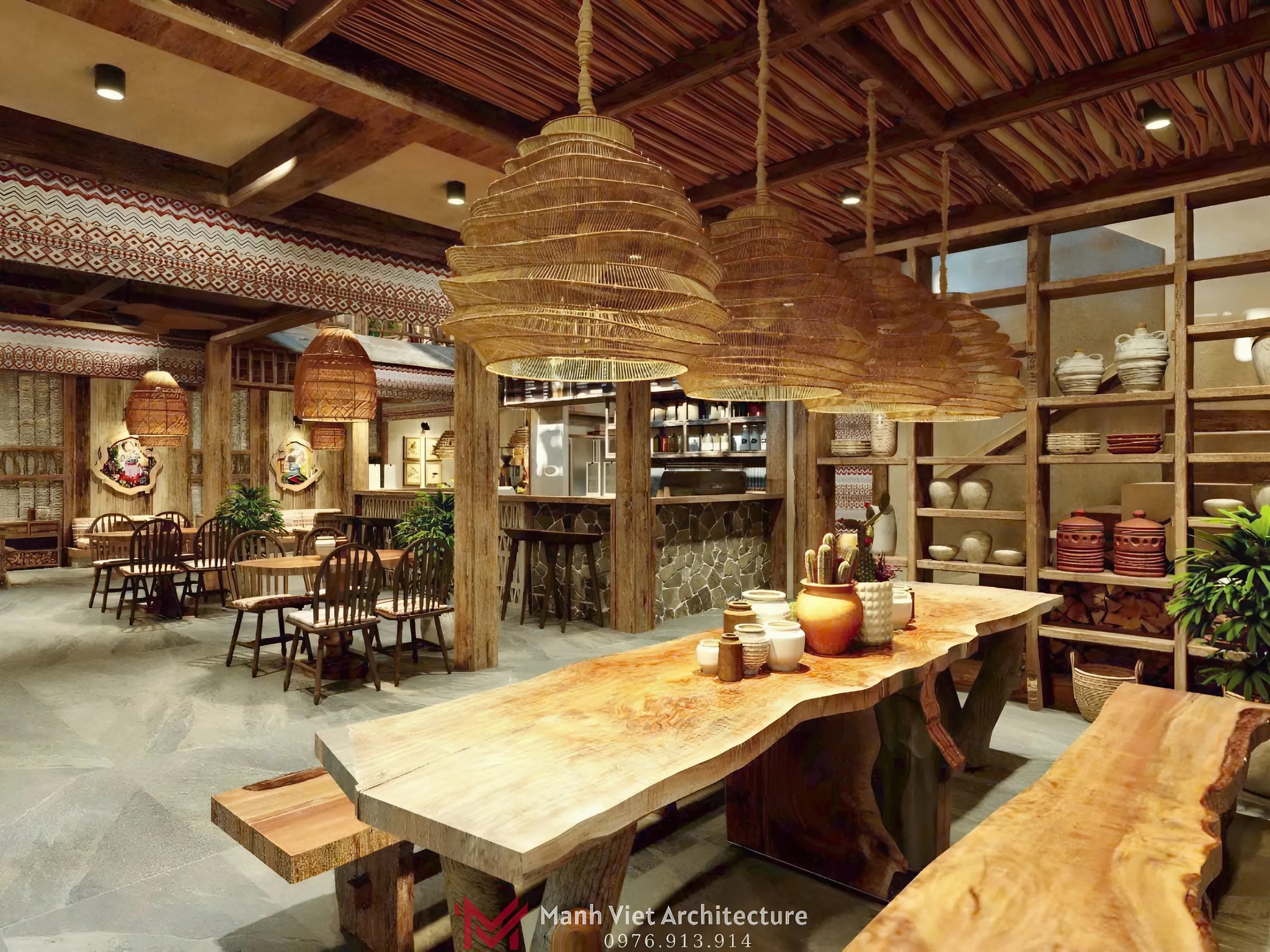 Dự án: Cung cấp và lắp đặt nội thất quán cafe