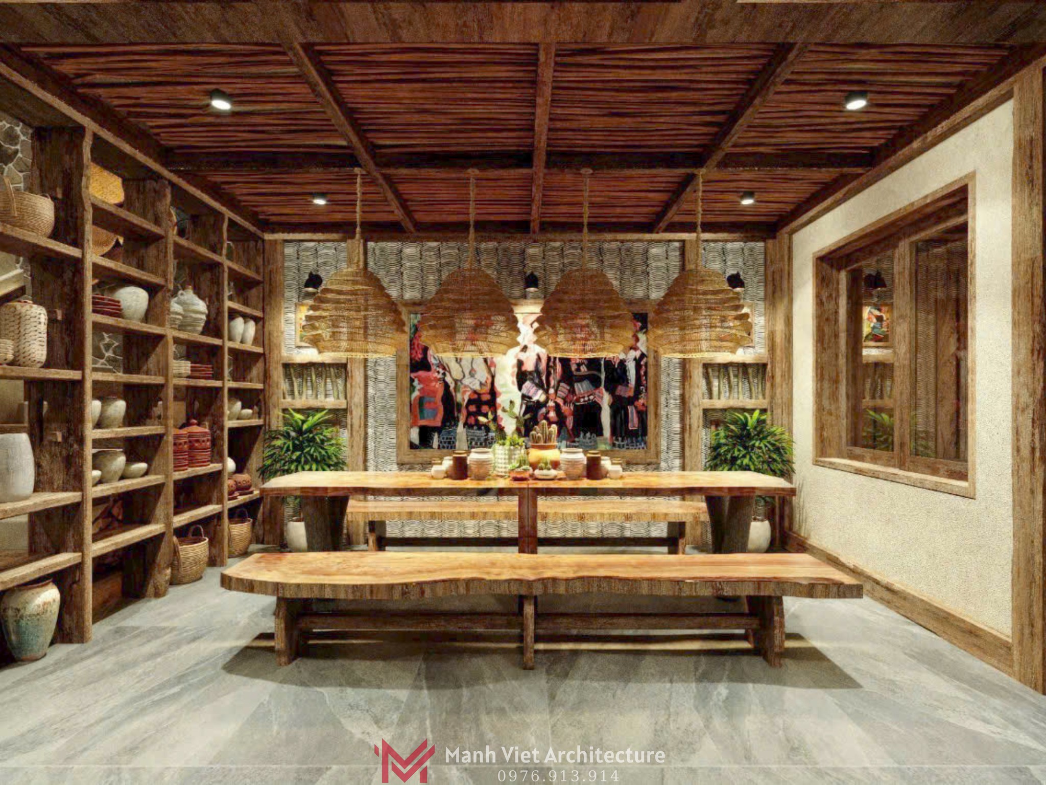 Dự án: Cung cấp và lắp đặt nội thất quán cafe