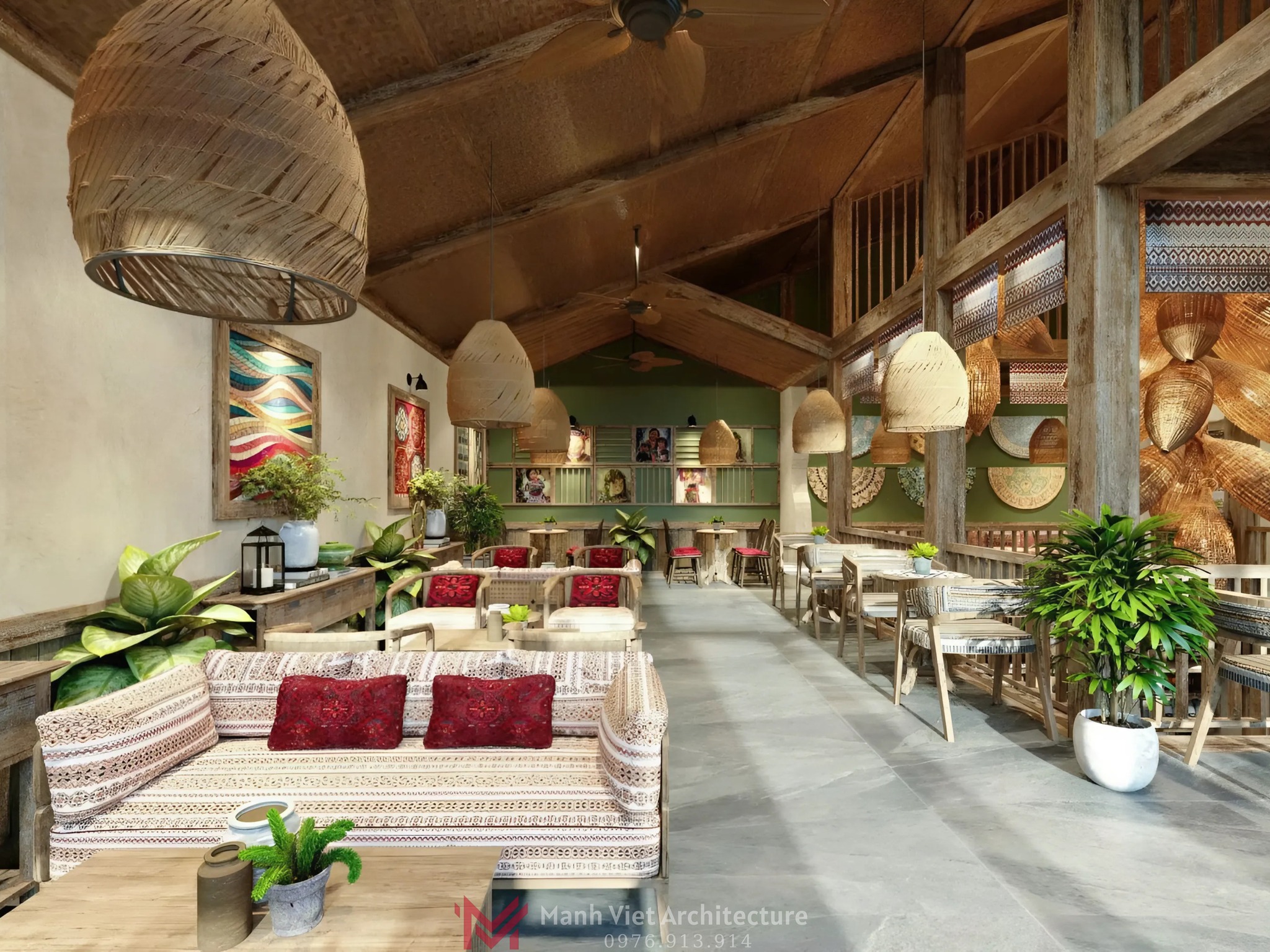 Dự án: Cung cấp và lắp đặt nội thất quán cafe