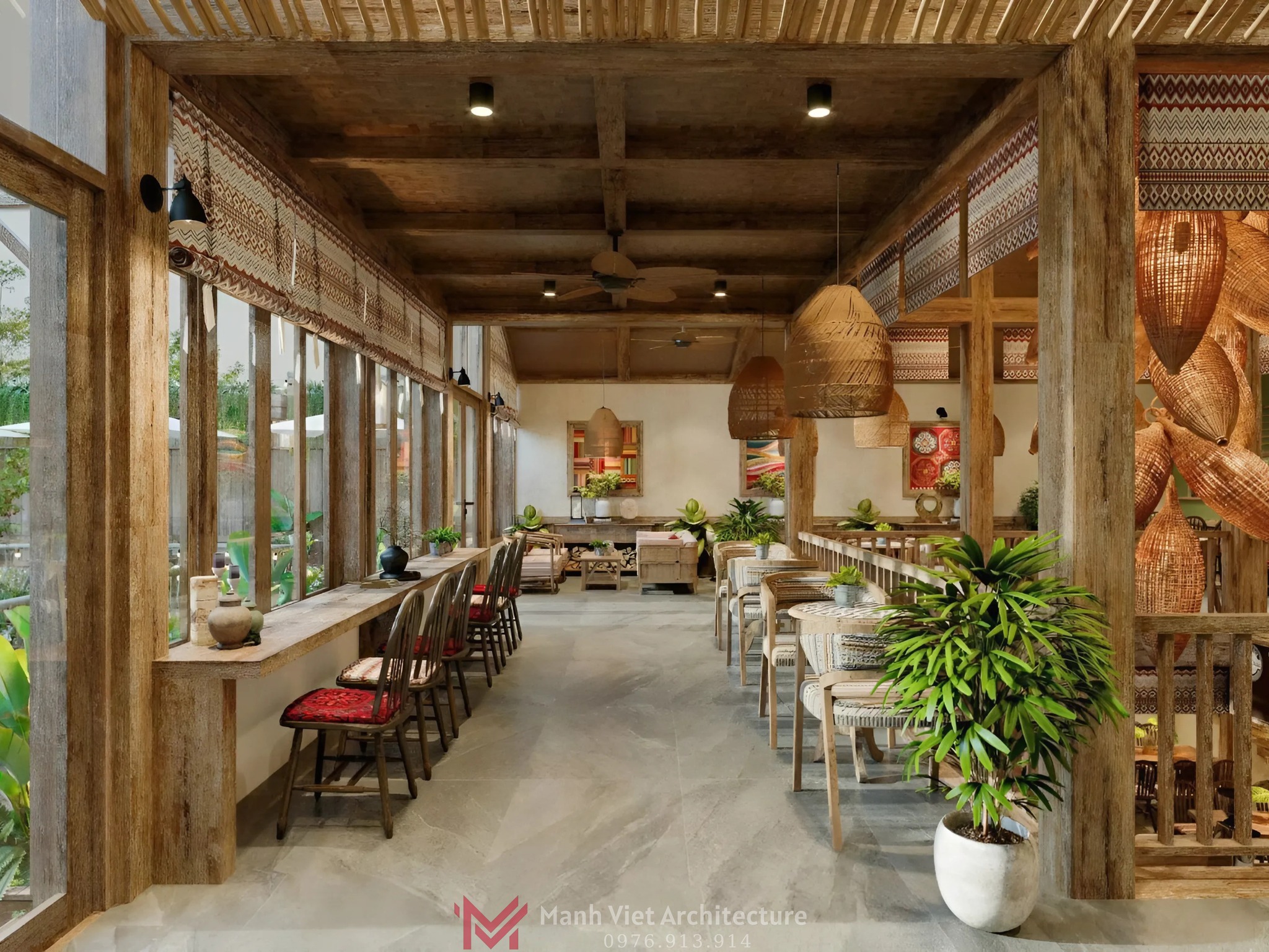 Dự án: Cung cấp và lắp đặt nội thất quán cafe