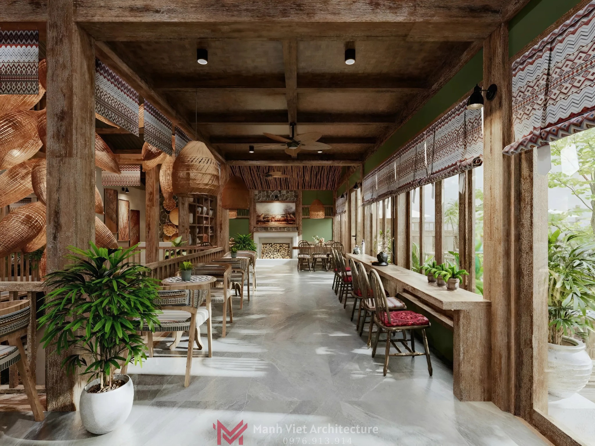 Dự án: Cung cấp và lắp đặt nội thất quán cafe