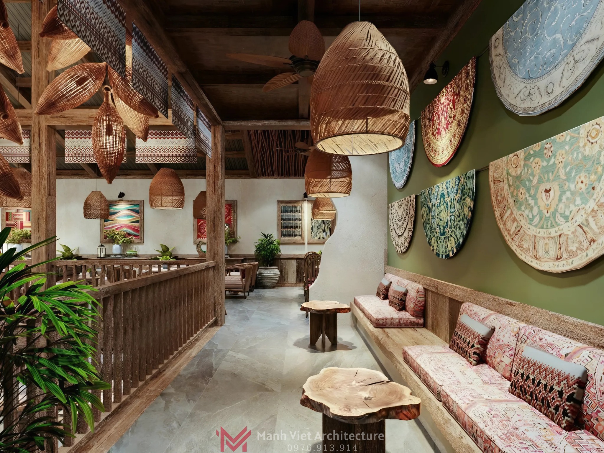 Dự án: Cung cấp và lắp đặt nội thất quán cafe