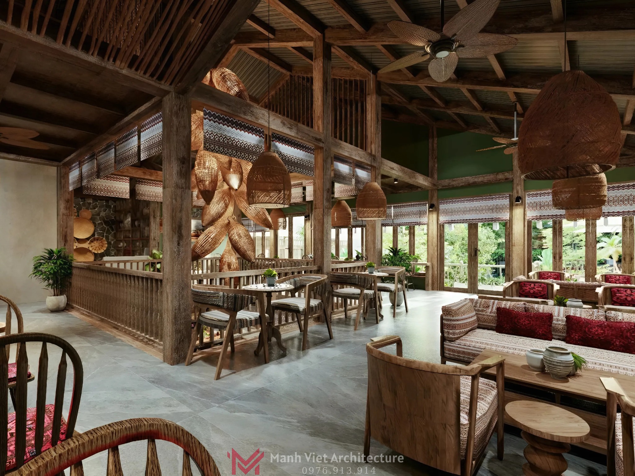 Dự án: Cung cấp và lắp đặt nội thất quán cafe