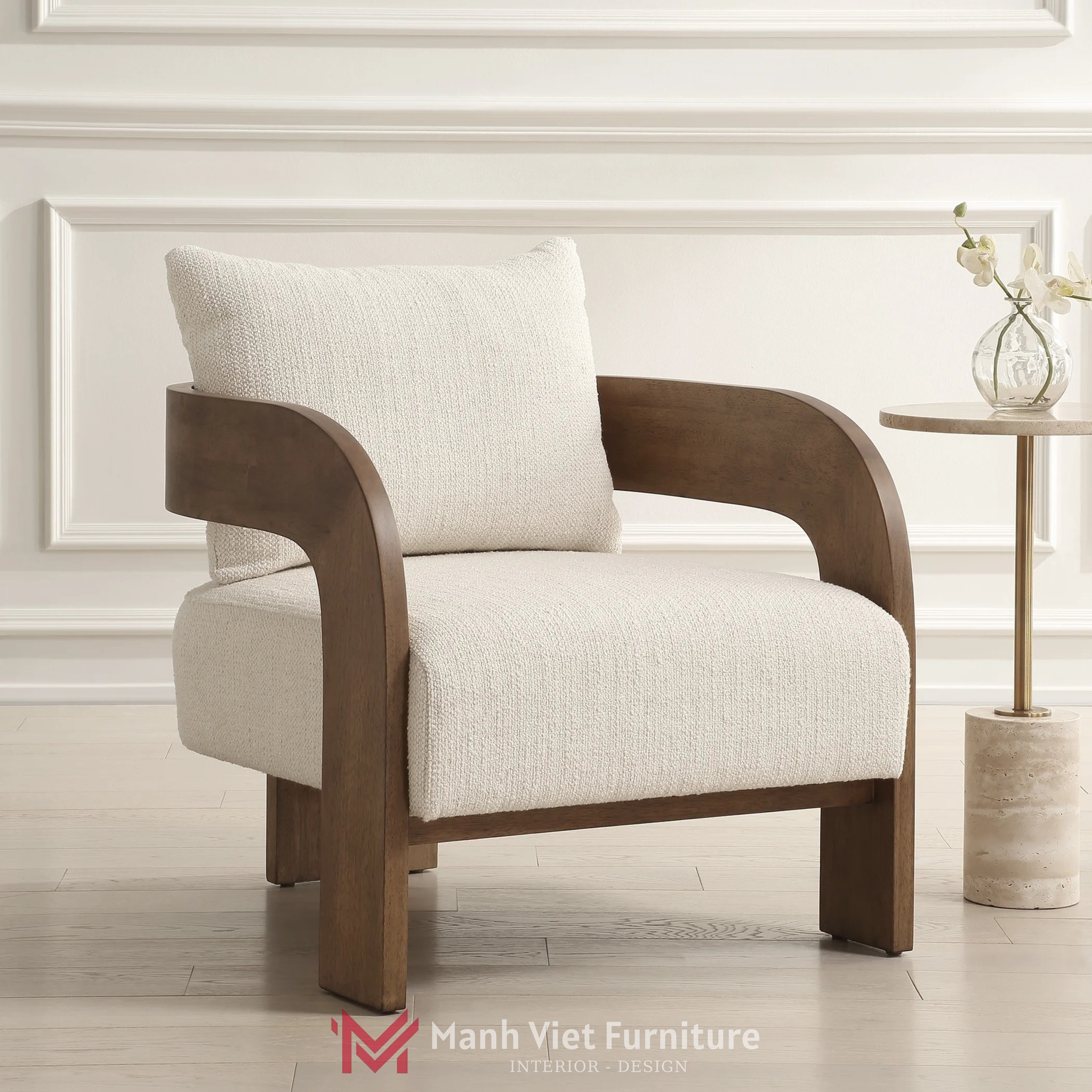 Rowan Ivory Accent Chair