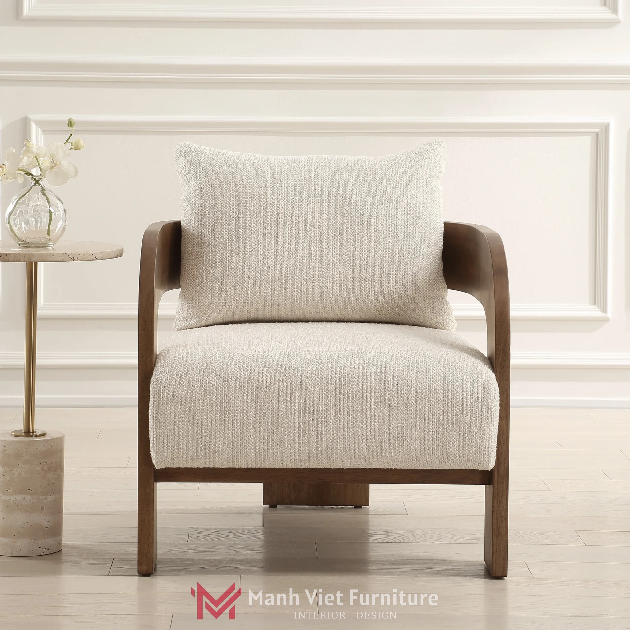 Rowan Ivory Accent Chair