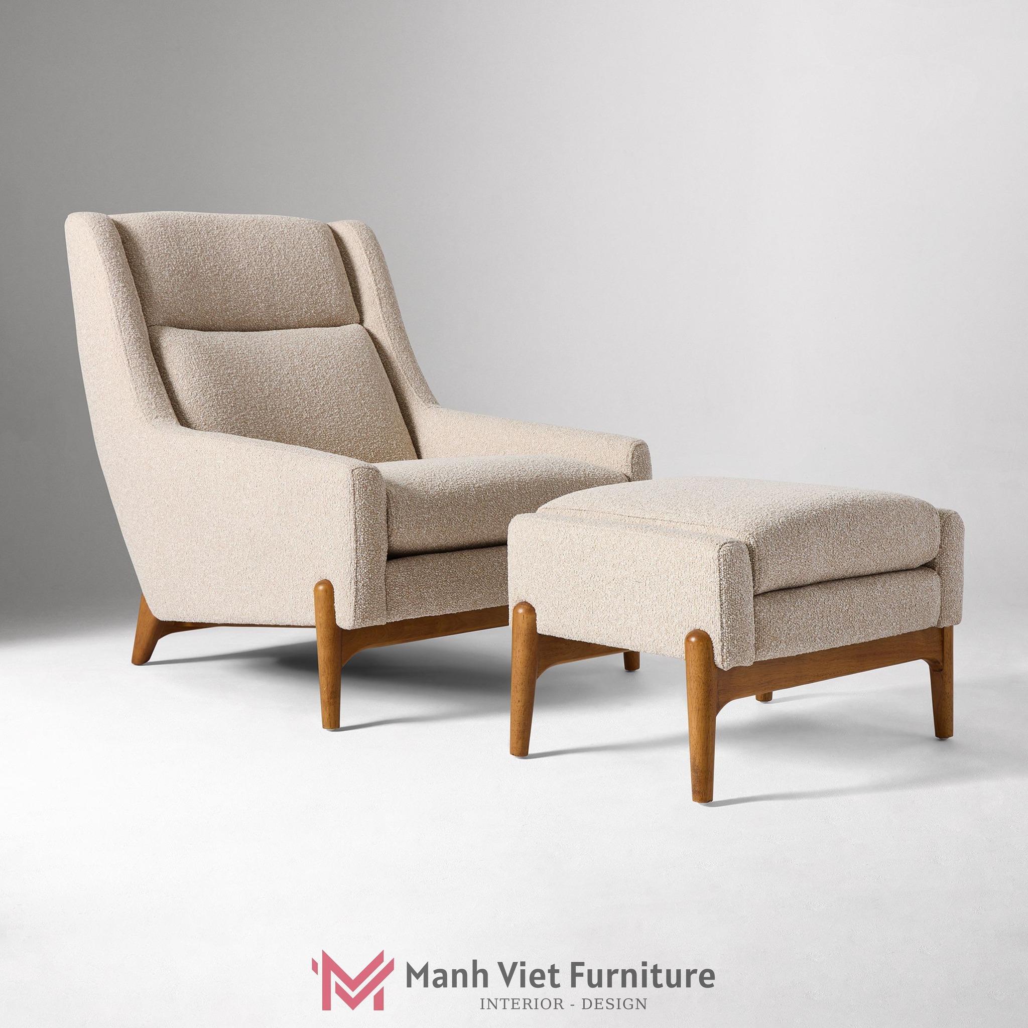 Hank Chair & Ottoman Set