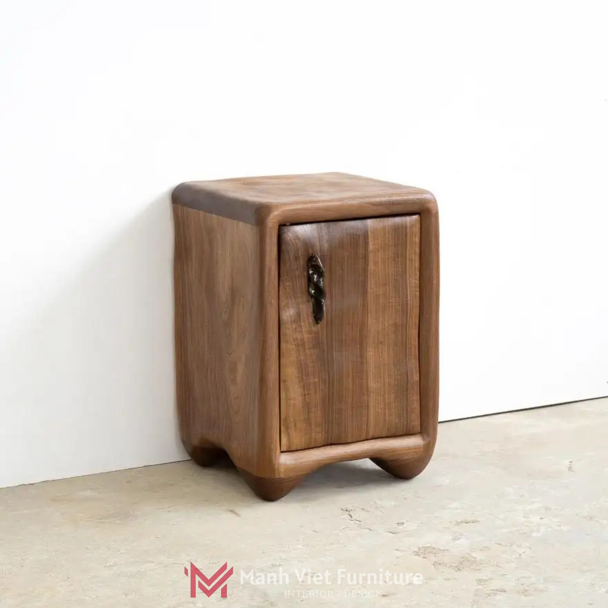 Sculptural Bedside Table