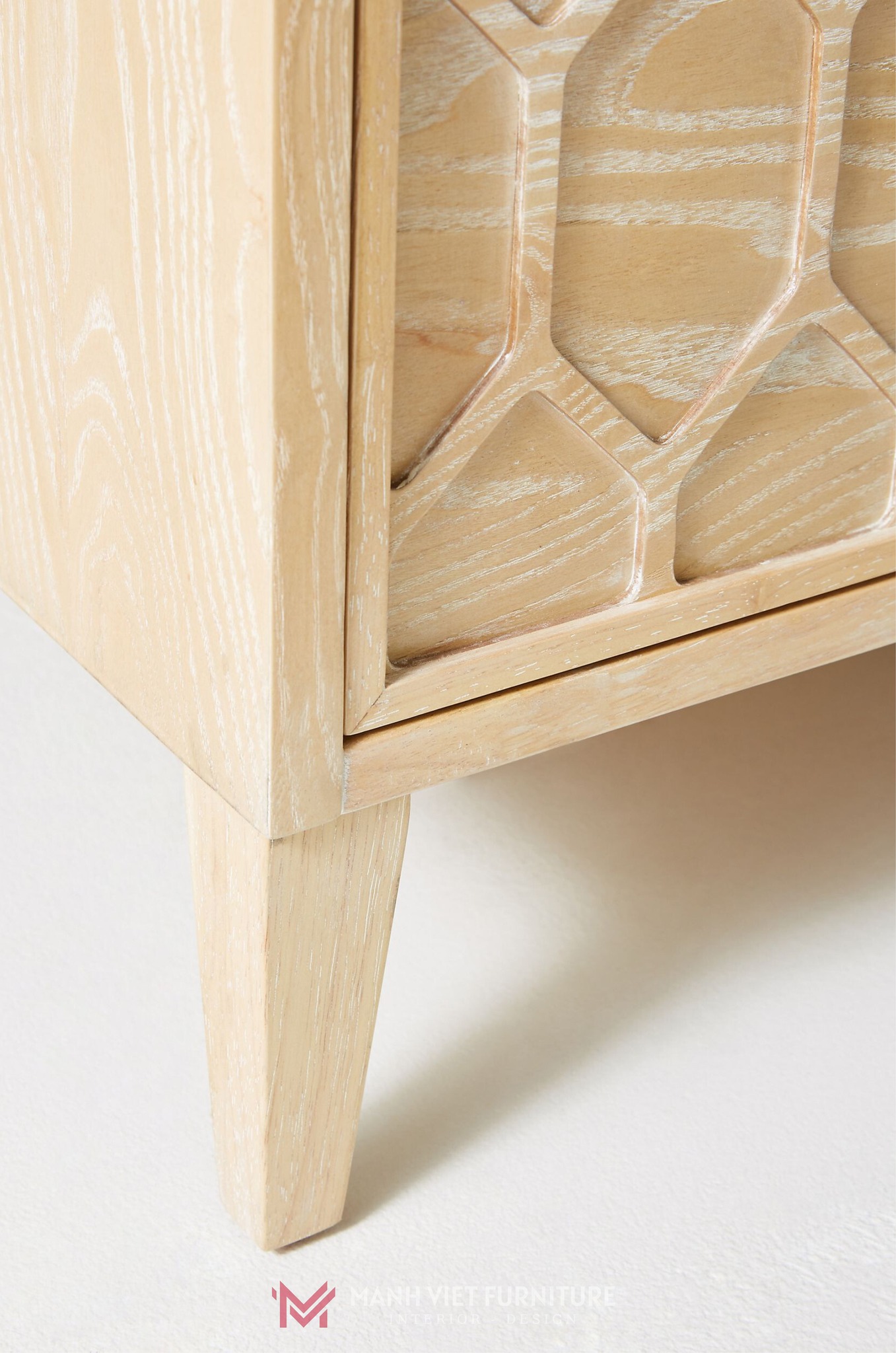Textured Trellis Cabinet