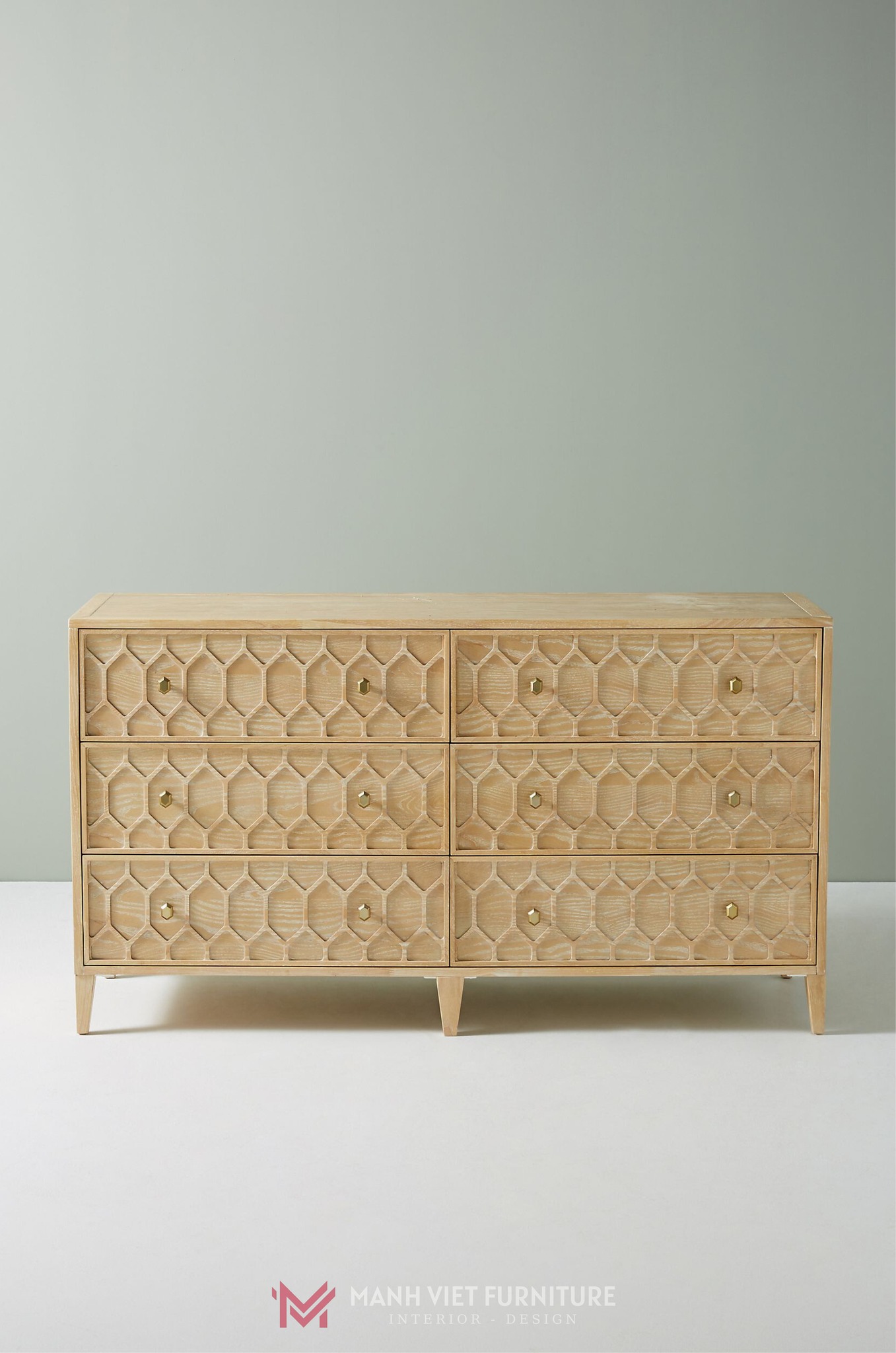 Textured Trellis Cabinet