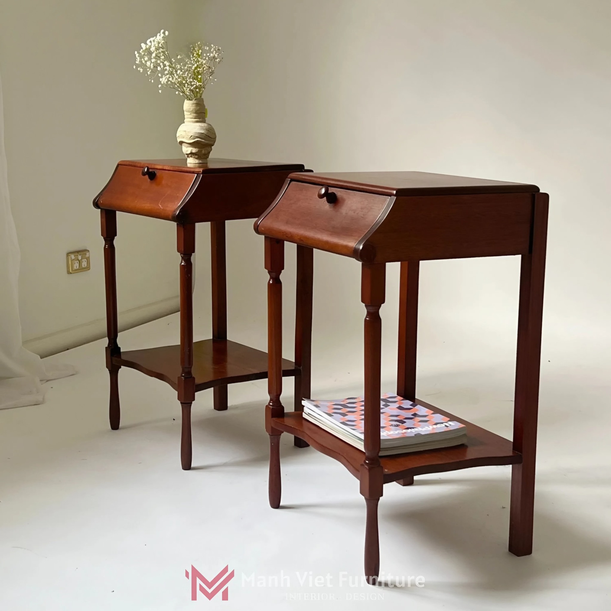 Mid Century Bedside Tables