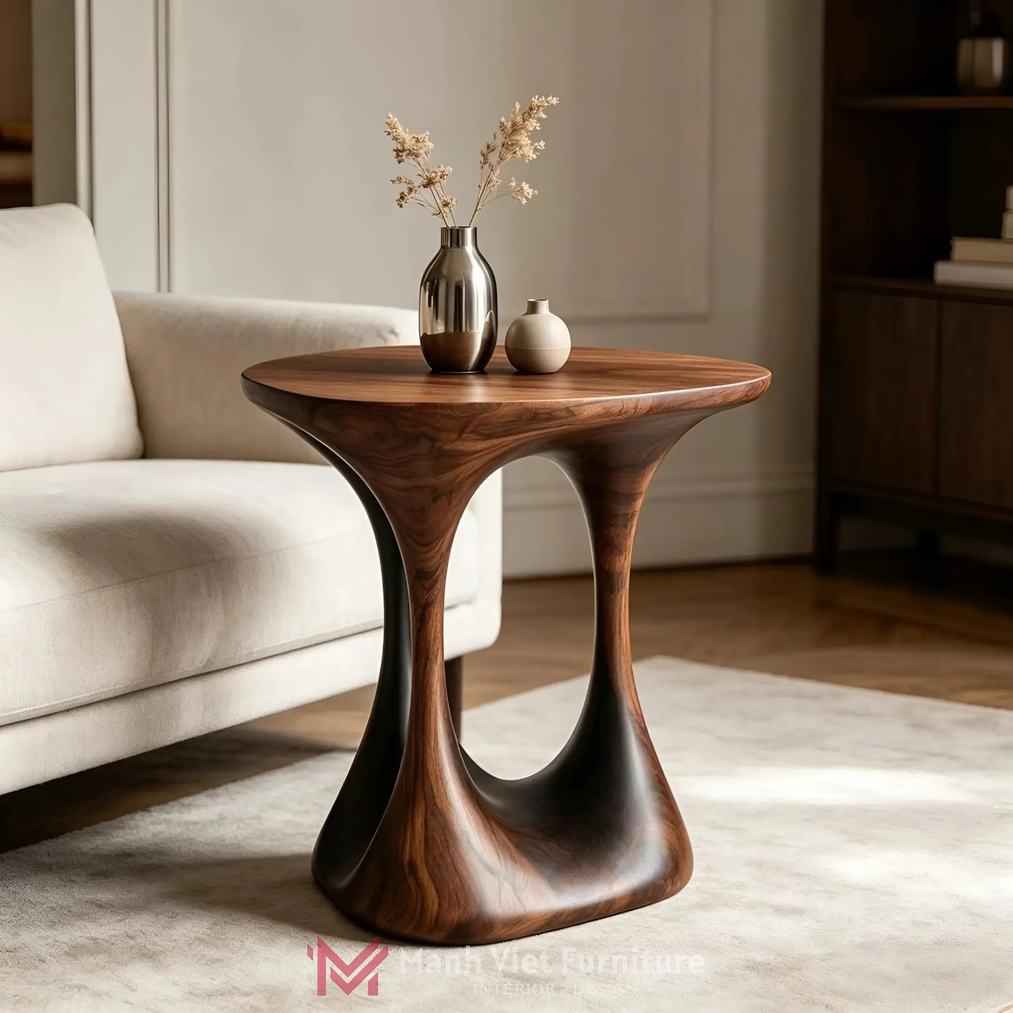 Sculptural Side Table