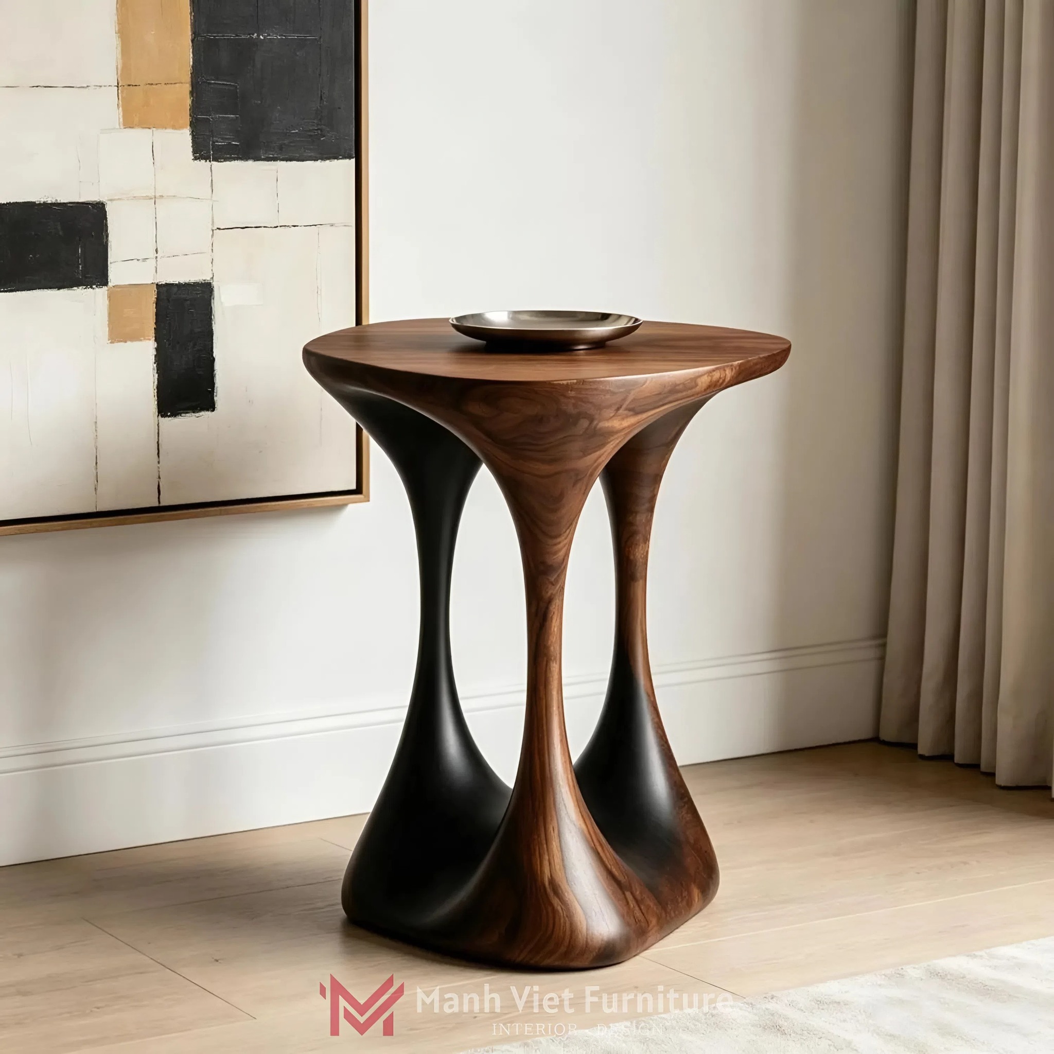 Sculptural Side Table