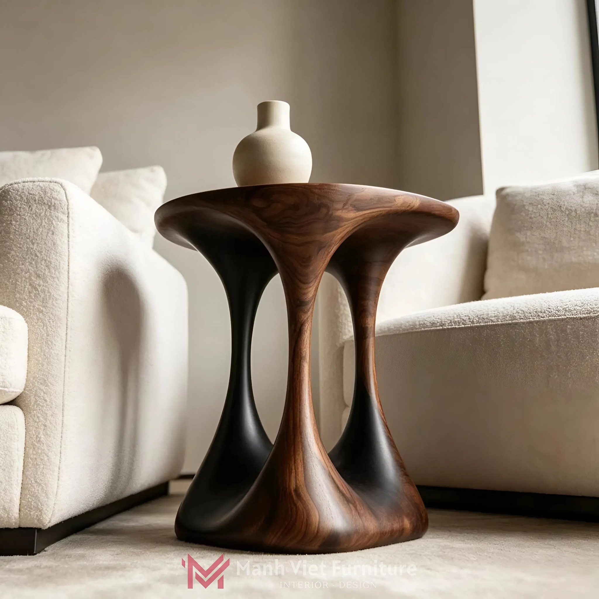 Sculptural Side Table