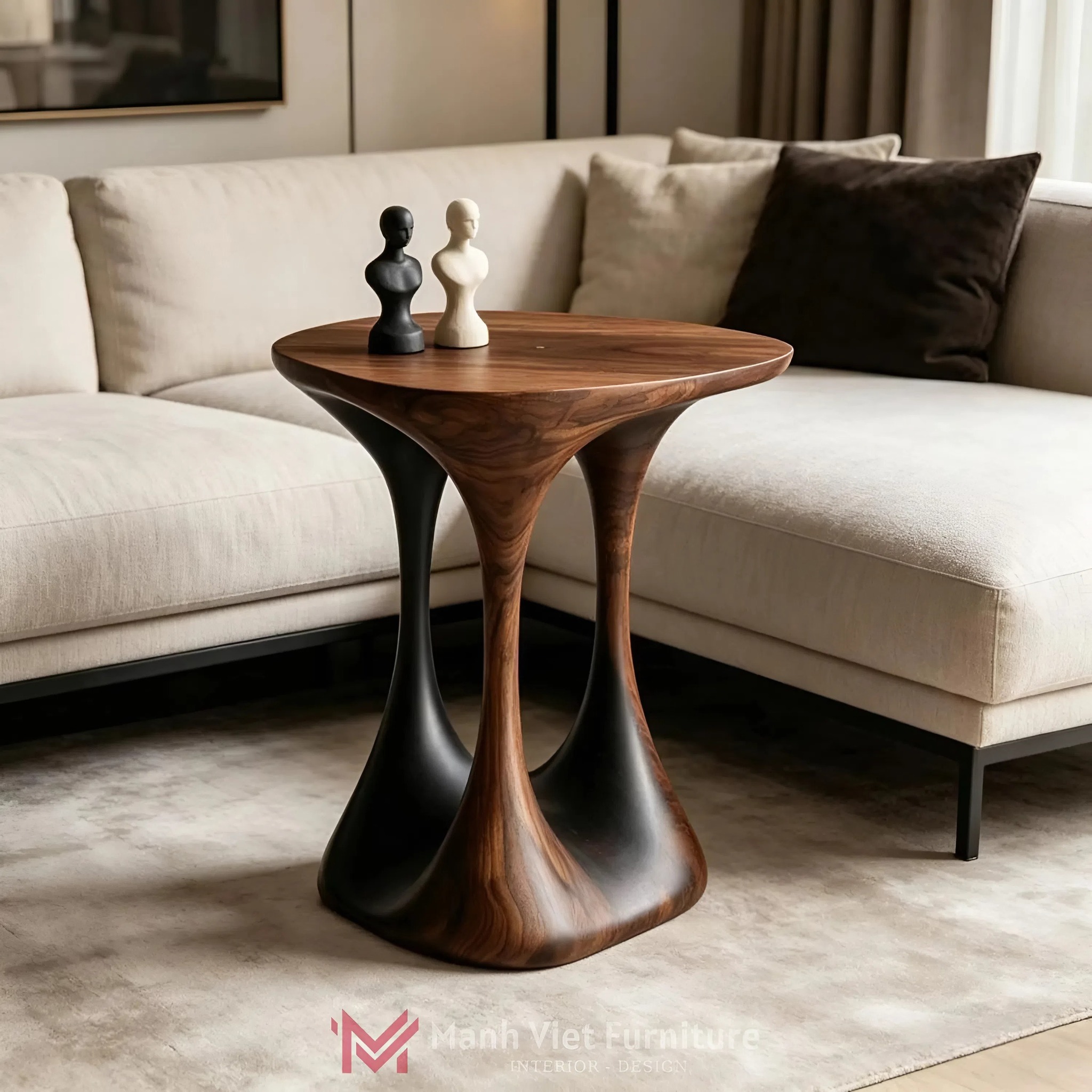 Sculptural Side Table
