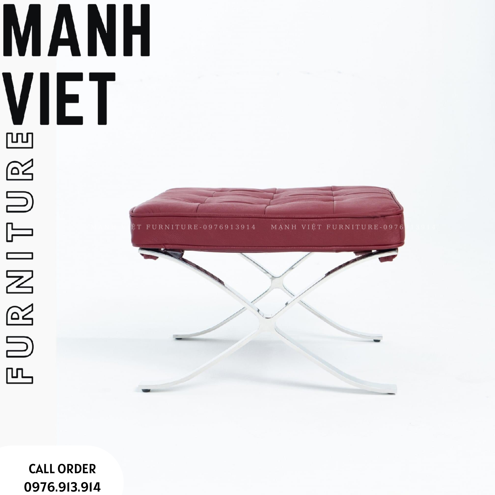 Barcelona Chair & Ottoman Set