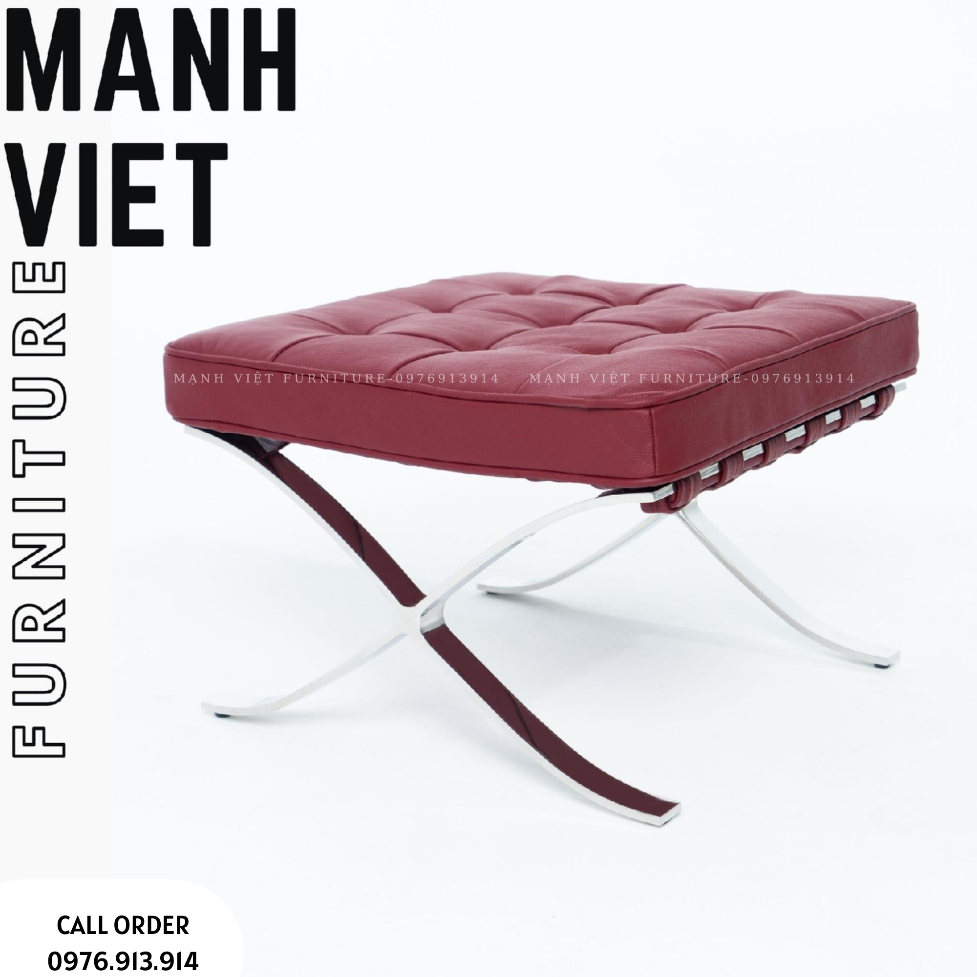 Barcelona Chair & Ottoman Set