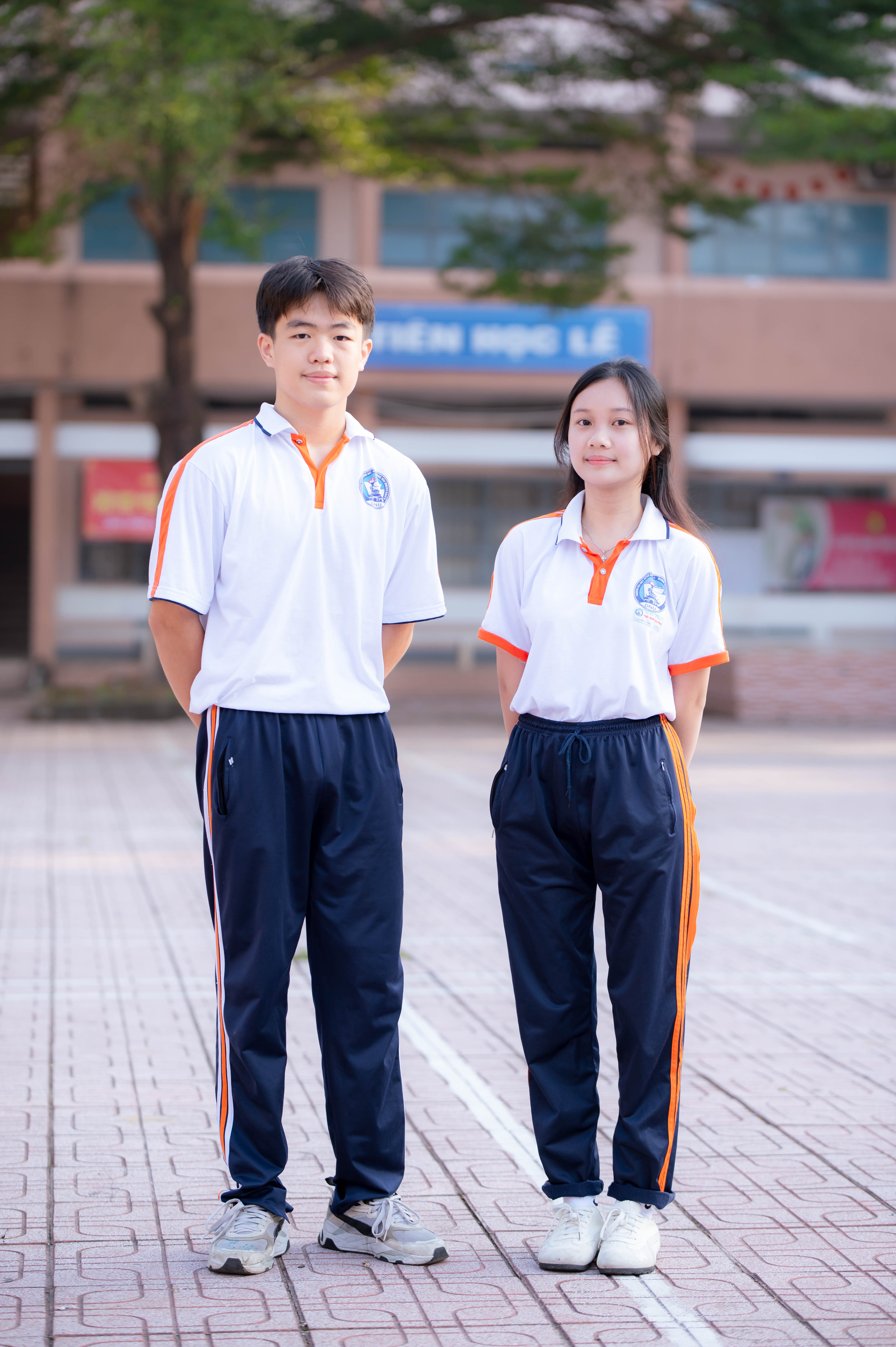 Bộ thể dục Cotton cấp 2-3 -  Trường Thực Hành Sư Phạm