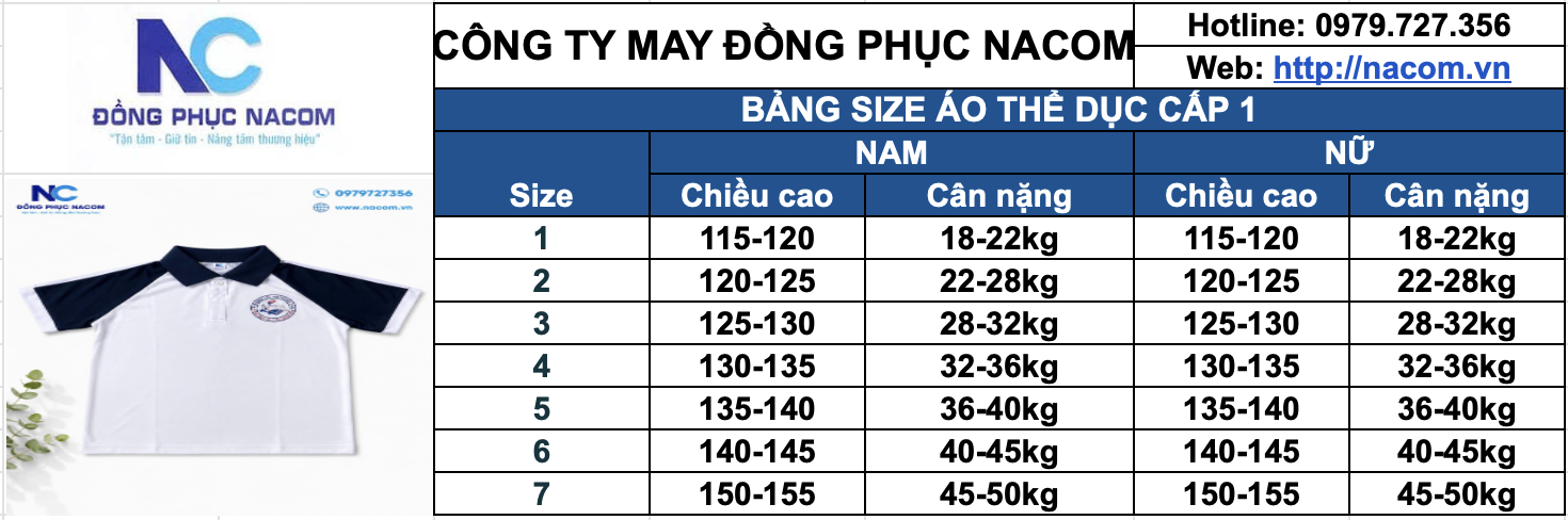 Áo thể dục Cotton - C1 Nguyễn Du