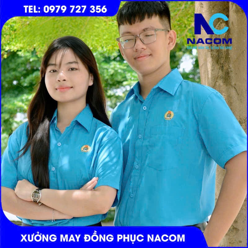 Áo sơ mi công đoàn nam