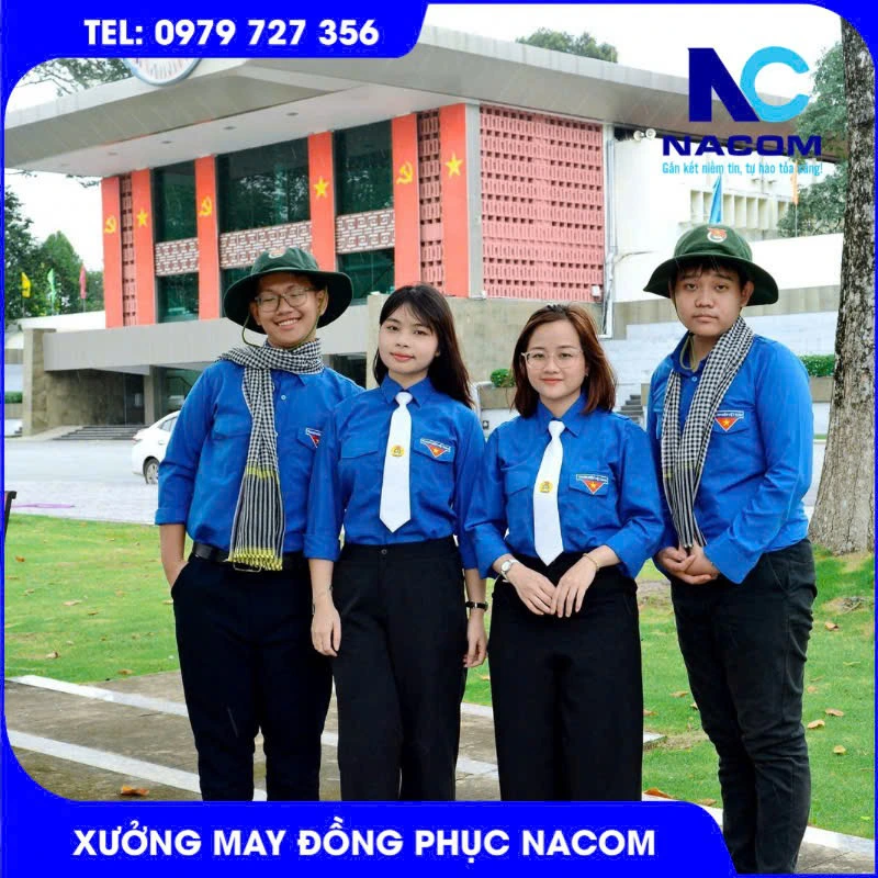 Áo sơ mi đoàn thanh niên nữ