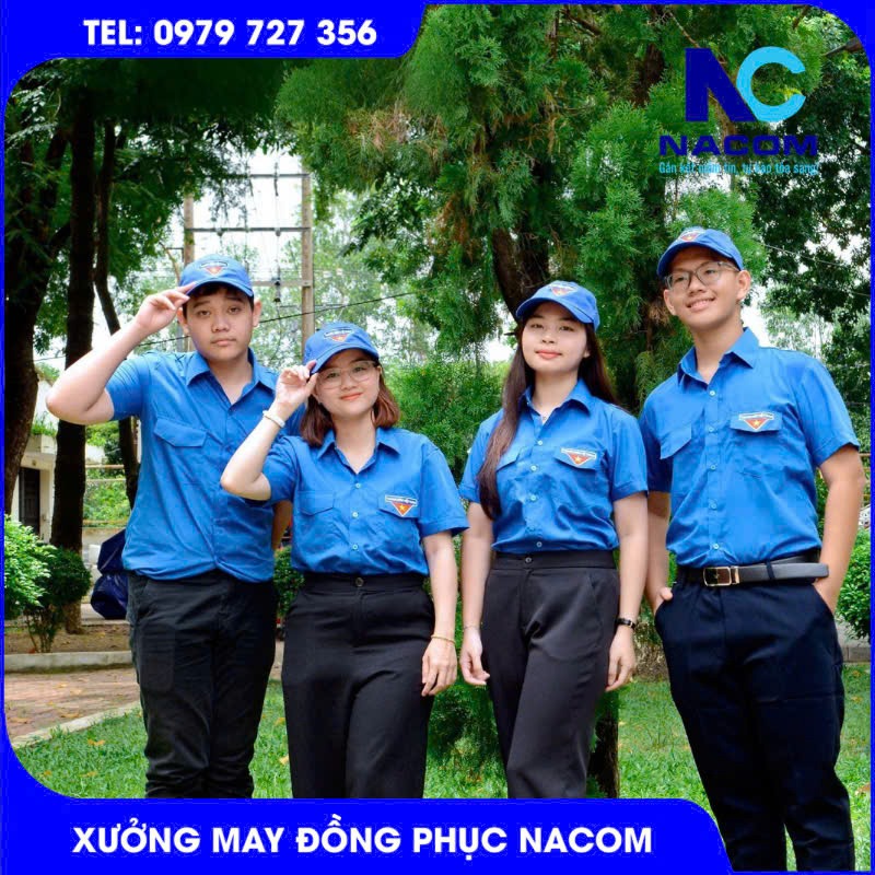 Áo sơ mi đoàn thanh niên nam