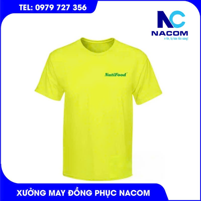 Áo thun đồng phục cổ tròn