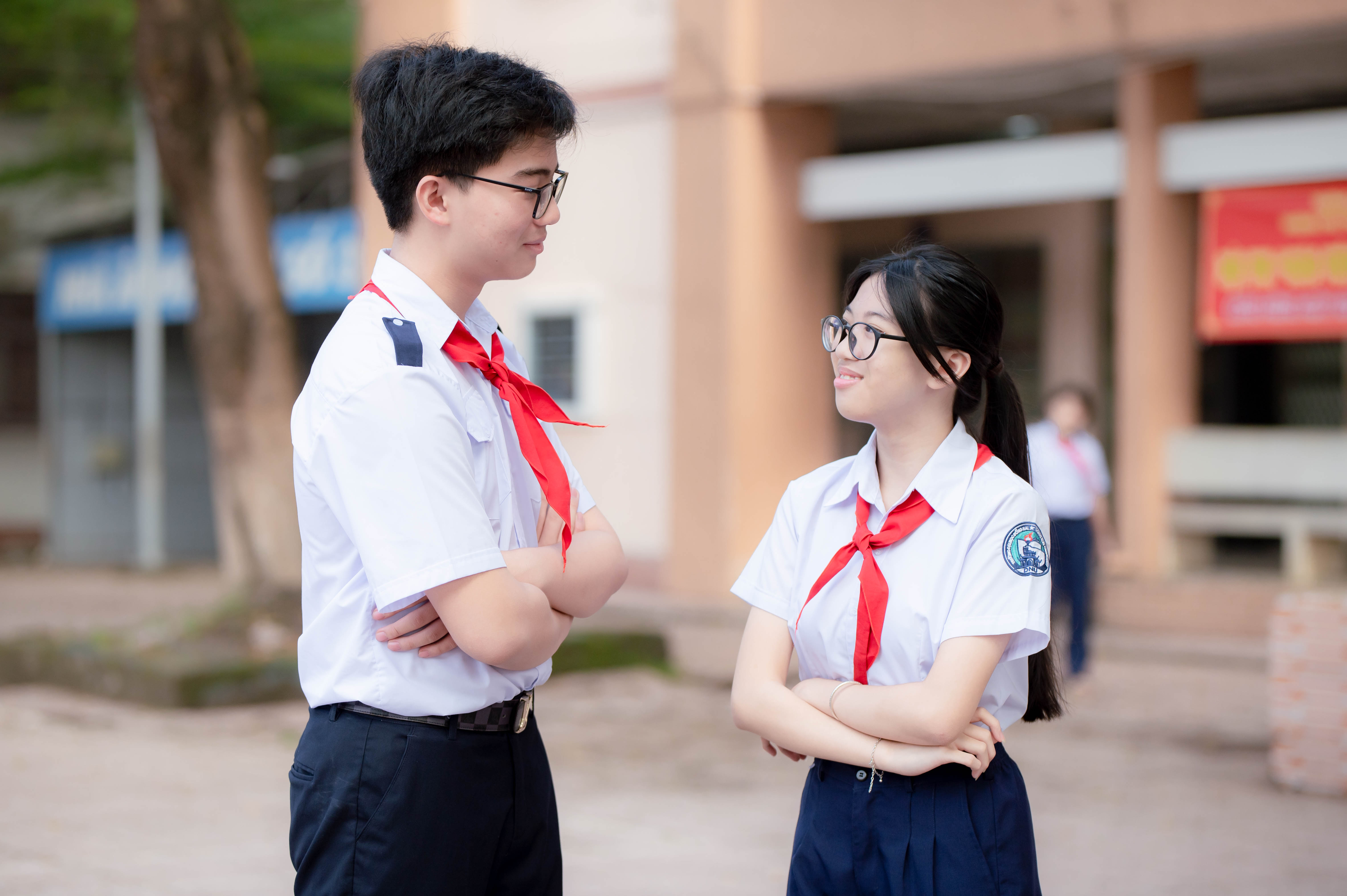 Áo học sinh nữ cấp 3 - Trường Thực Hành Sư Phạm